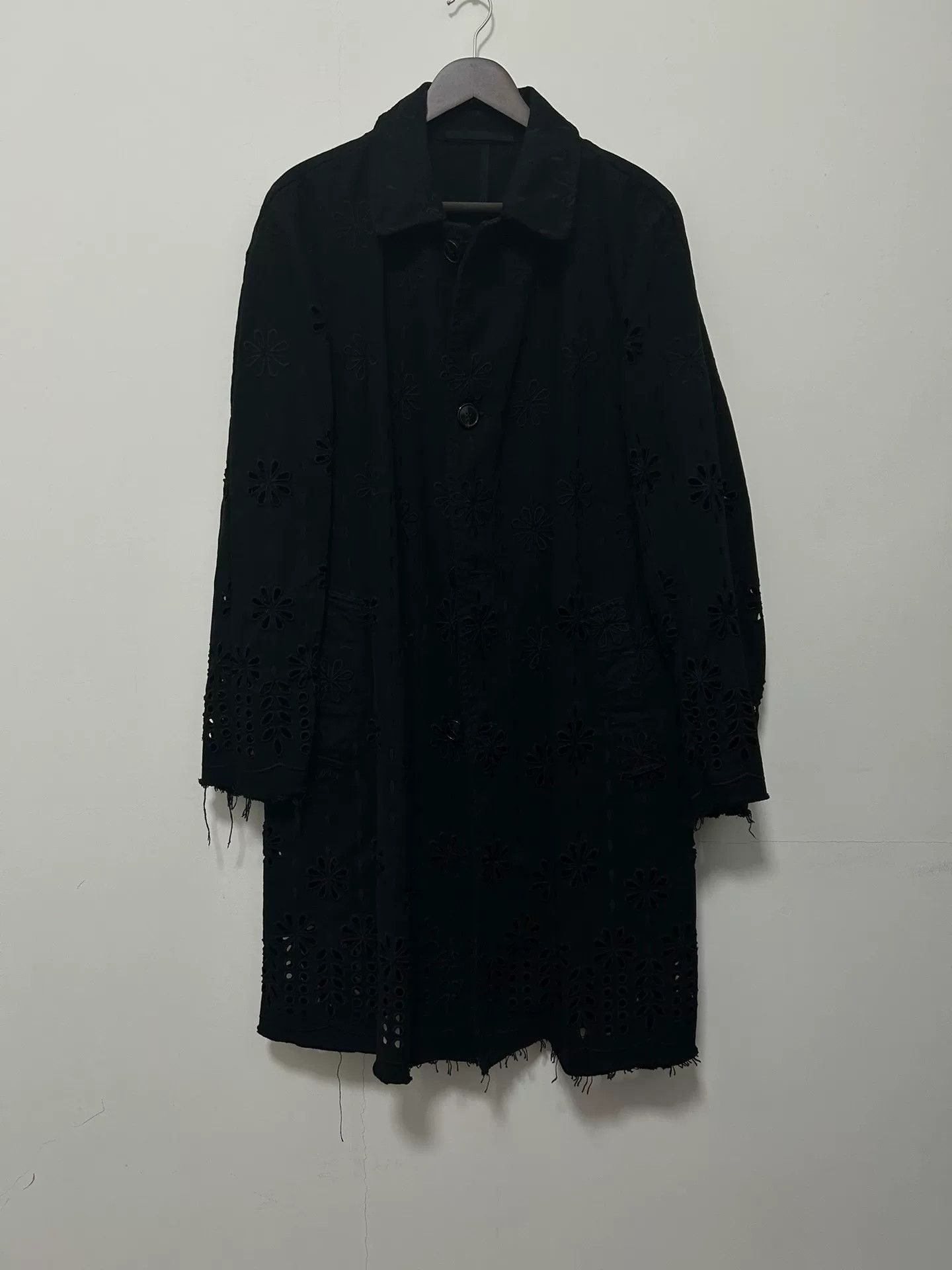 Dries Van Noten Dries Van Noten 18AW Floral Cutout Coat Size US M / EU 48-50 / 2 - 2 Thumbnail