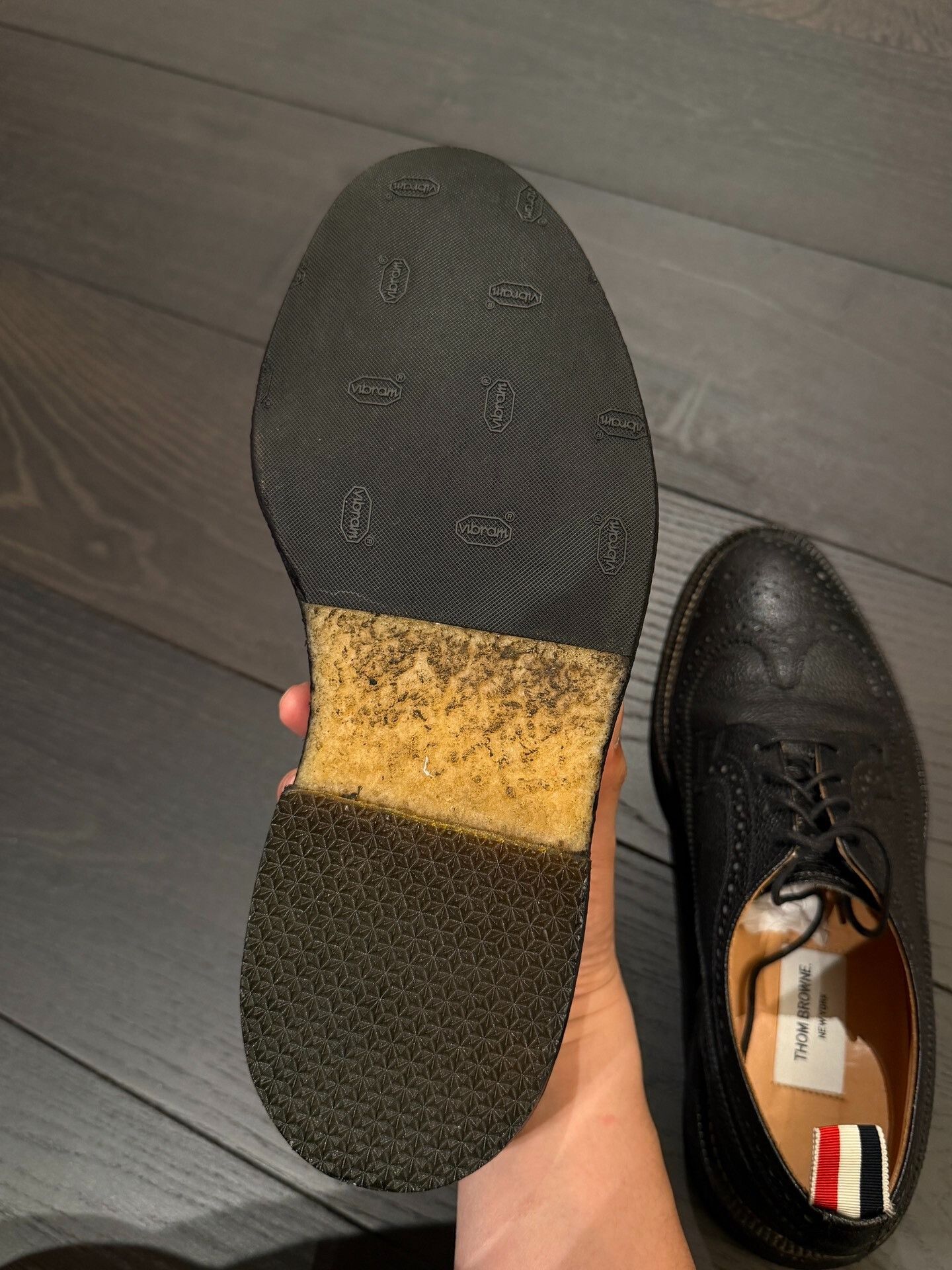 Thom Browne THOM BROWNE Black Carved Leather Oxfords Size US 9 / EU 42 - 6 Thumbnail
