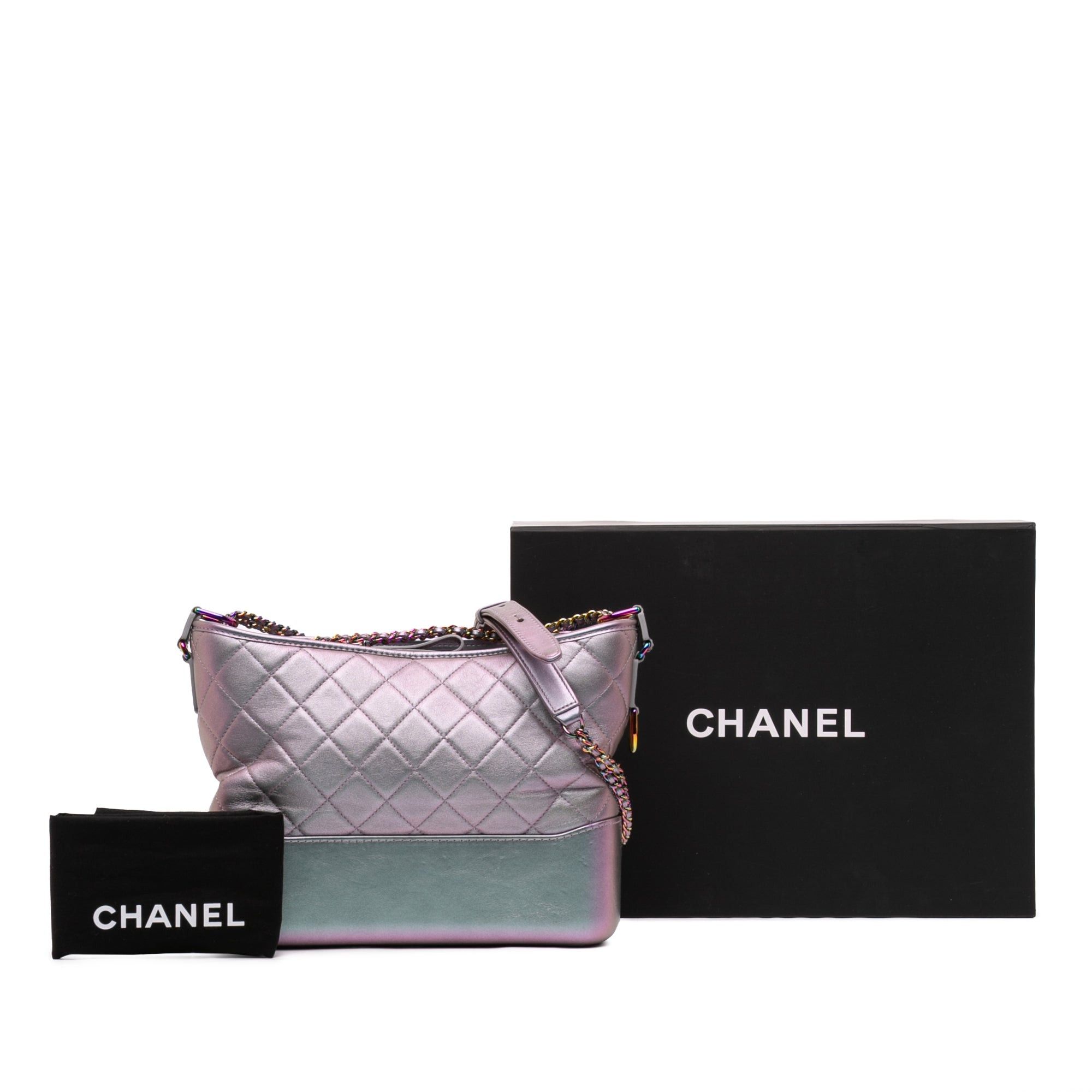 Chanel Medium Iridescent Calfskin Gabrielle Crossbody Size ONE SIZE - 11 Thumbnail