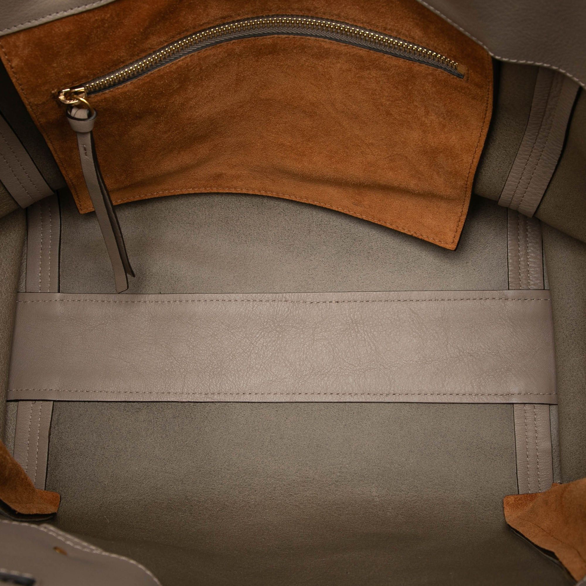 Chloe Large Leather Milo Shopping Tote Size ONE SIZE - 4 Thumbnail