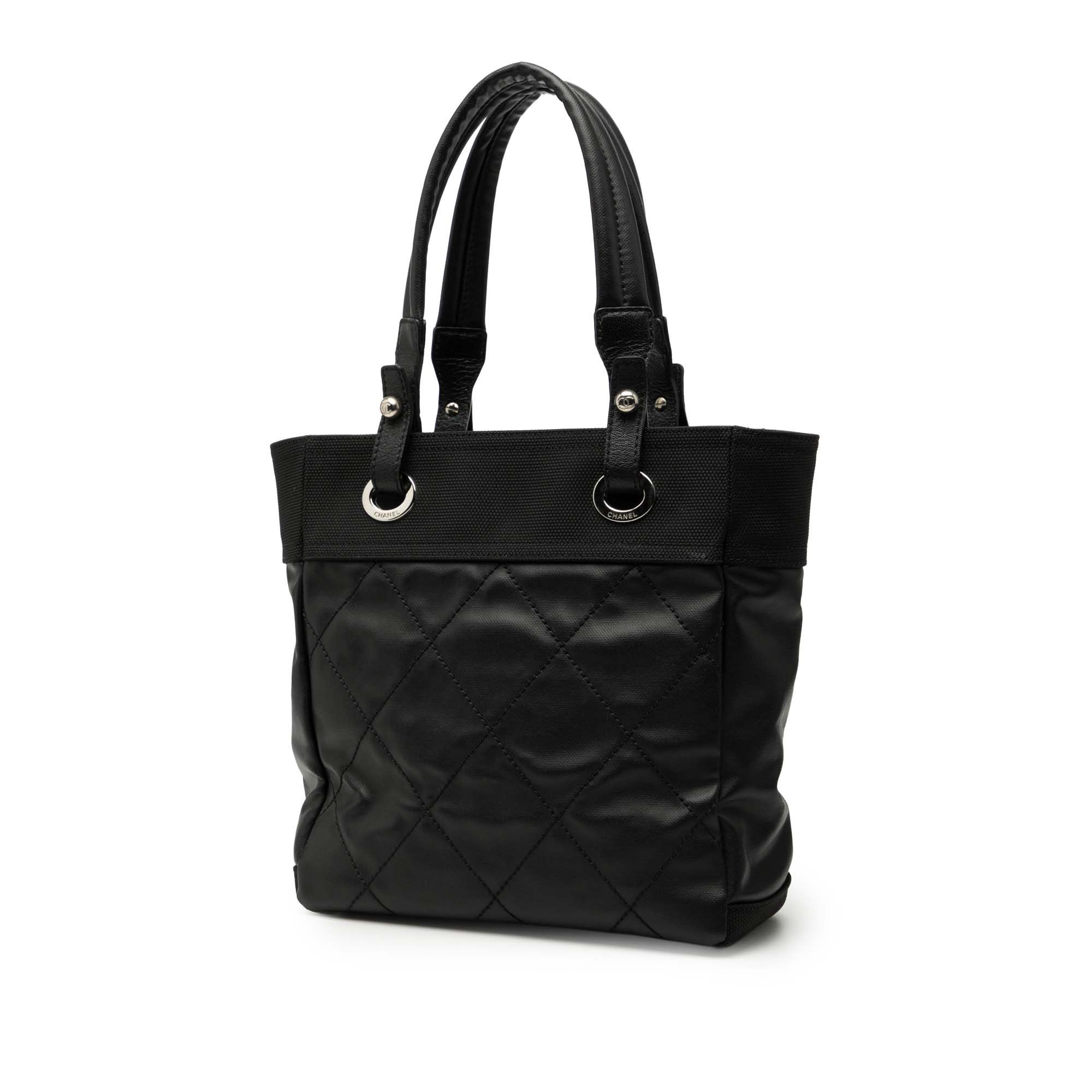 Chanel Small Quilted Coated Canvas Paris Biarritz Tote Size ONE SIZE - 2 Thumbnail