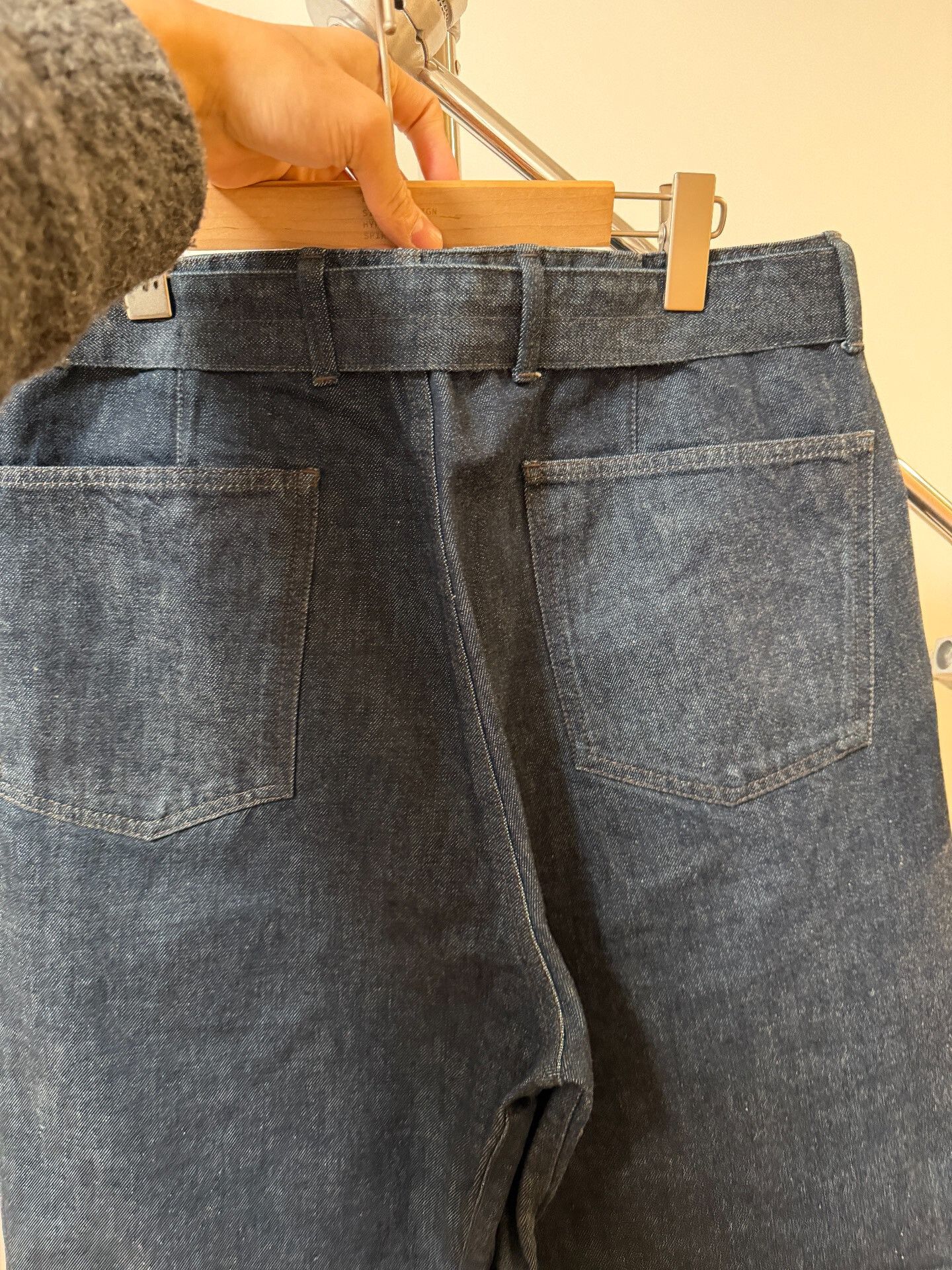 Lemaire Lemaire 23AW Indigo Curved Seam Jeans Size US 26 / EU 42 - 5 Thumbnail