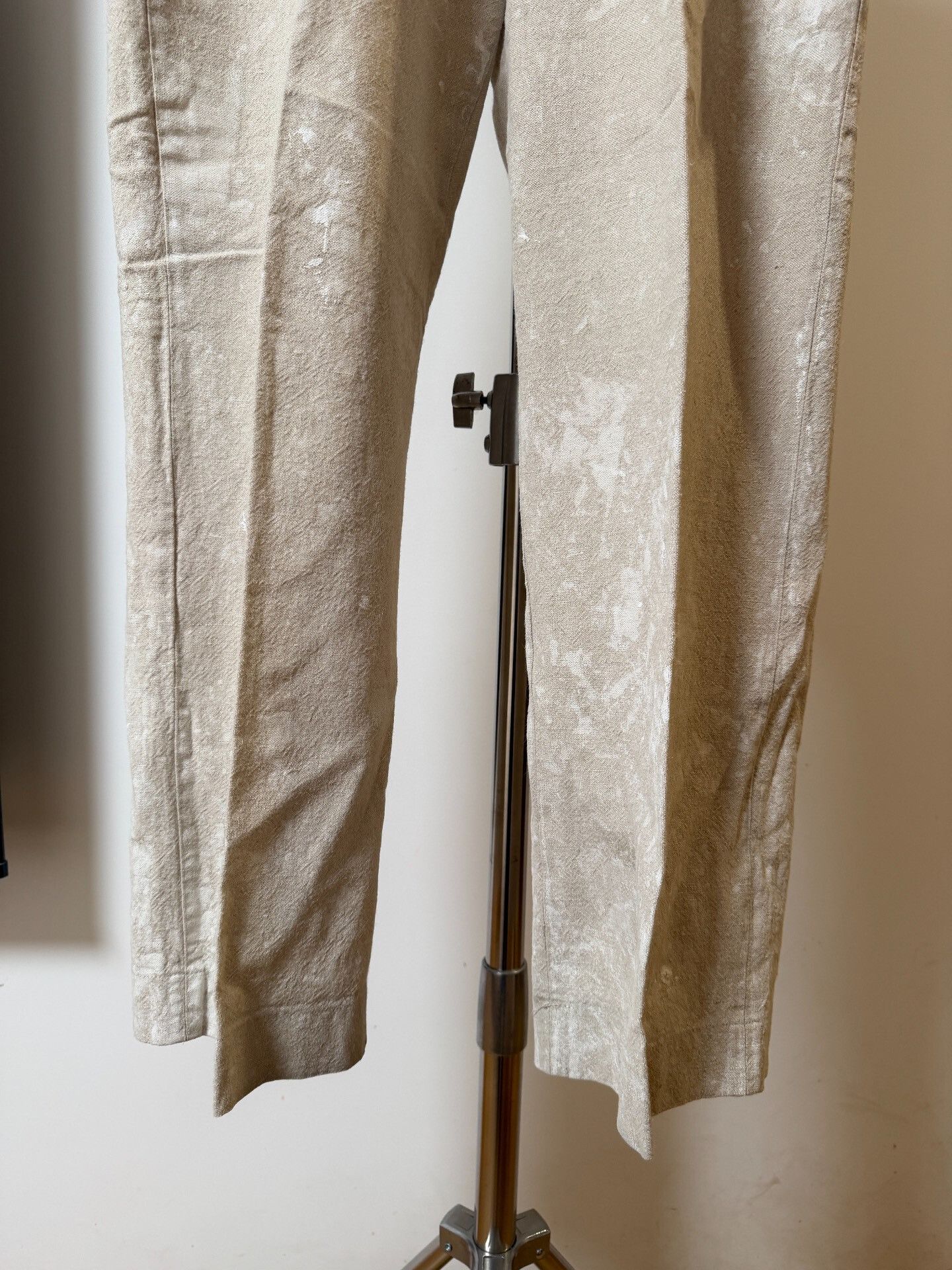 Our Legacy Our Legacy Borrowed Chino White Splatter Size US 32 / EU 48 - 3 Thumbnail