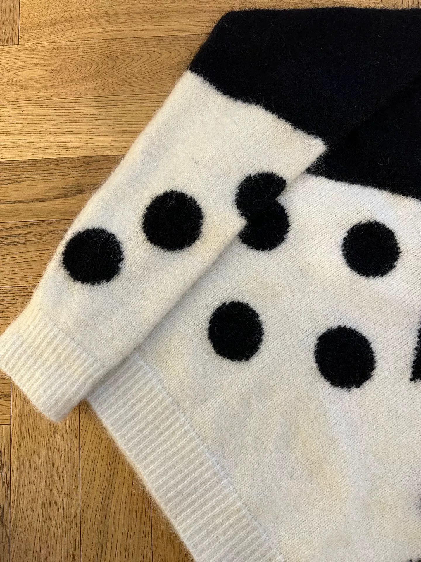 Stussy Stussy FW23 Contrast Dice Mohair Sweater Size US XL / EU 56 / 4 - 3 Thumbnail