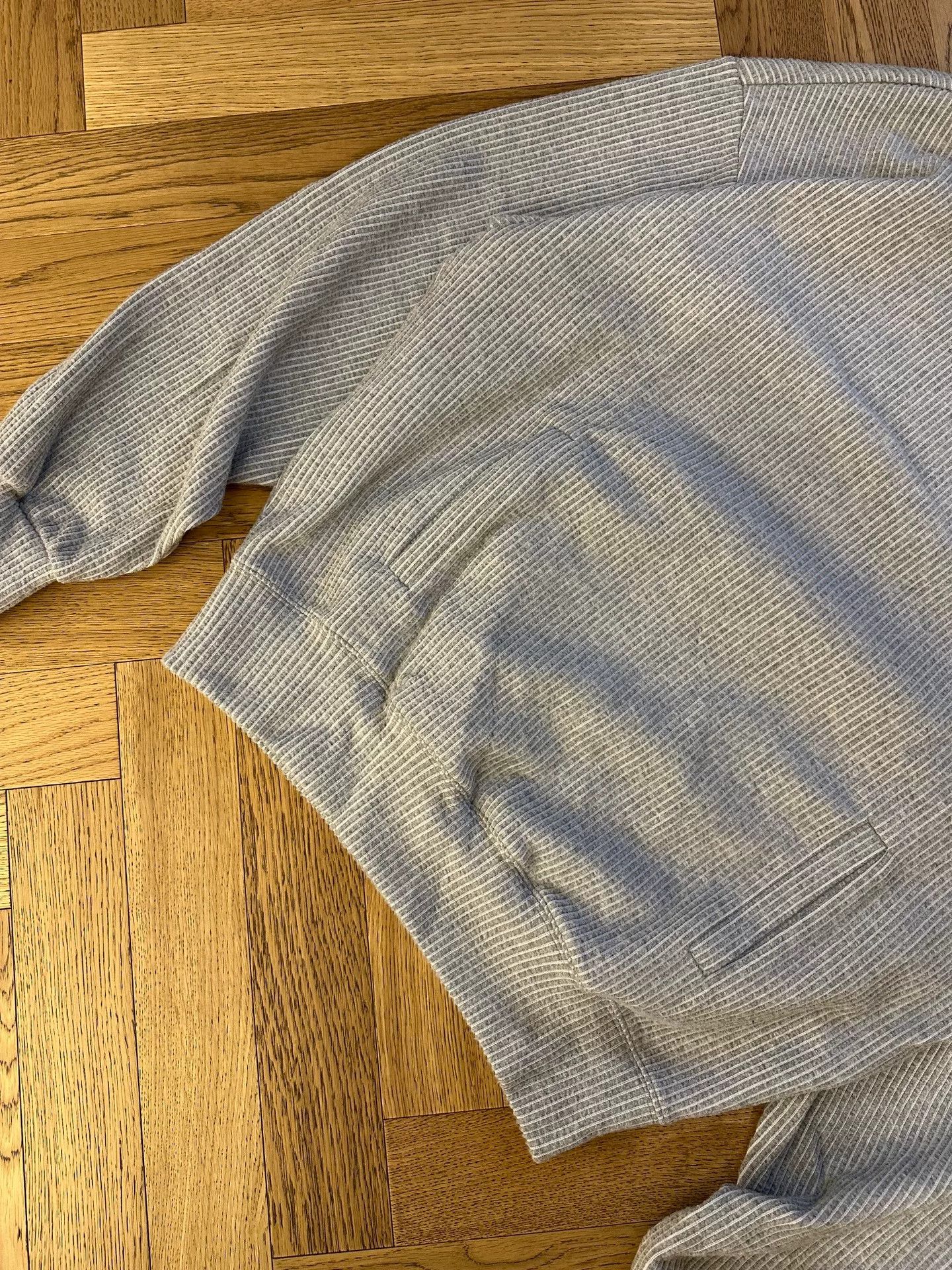 CLOSED Kanoh Made Light Gray Corduroy Hoodie Size US M / EU 48-50 / 2 - 4 Thumbnail