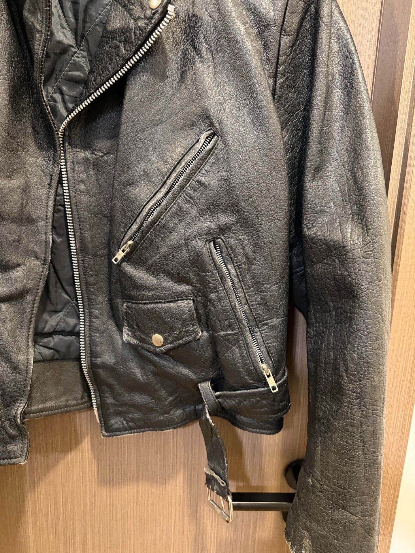 Schott Wilsons Vintage Schott 618 Leather Jacket Size US XL / EU 56 / 4 - 4 Thumbnail