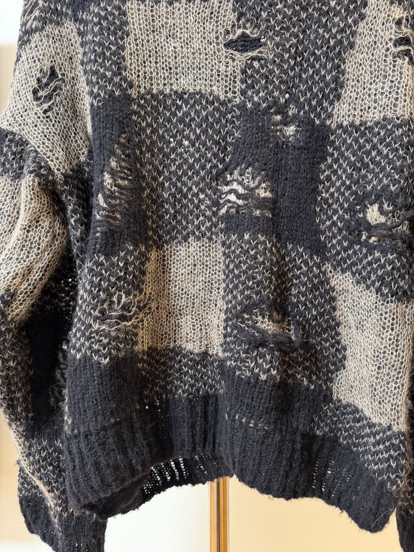 Our Legacy Our Legacy Sonar Roundneck Check Sweater Size US M / EU 48-50 / 2 - 6 Thumbnail