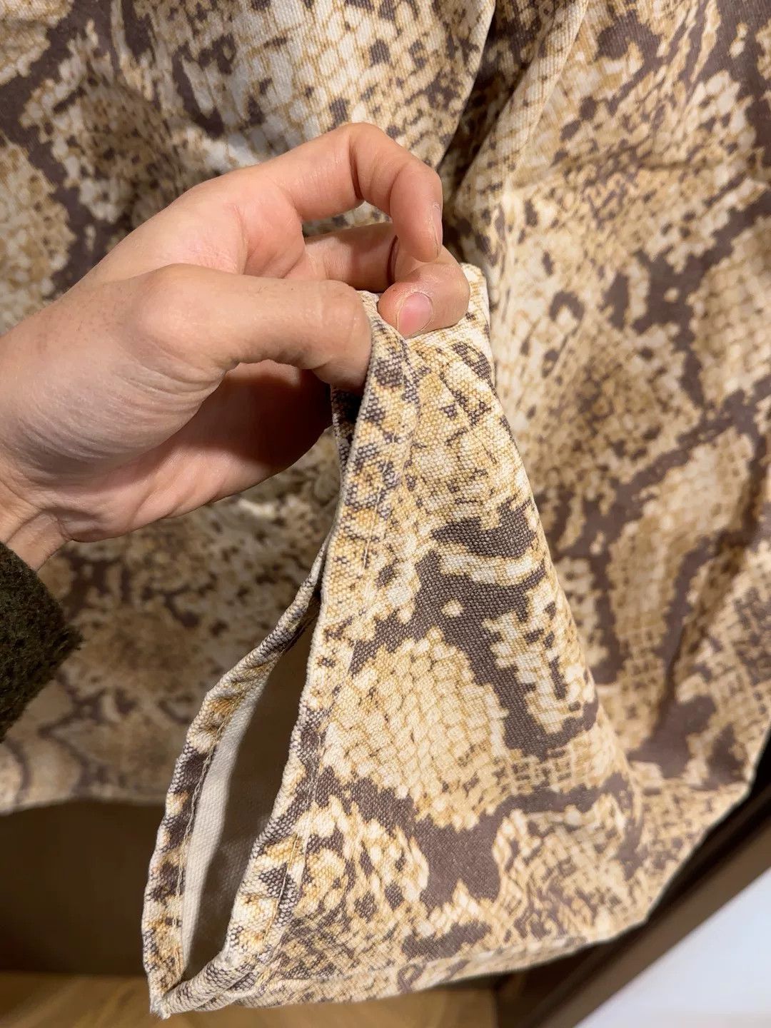 Stussy Stussy Washed Canvas Snake Print Jeans Size US 34 / EU 50 - 6 Thumbnail