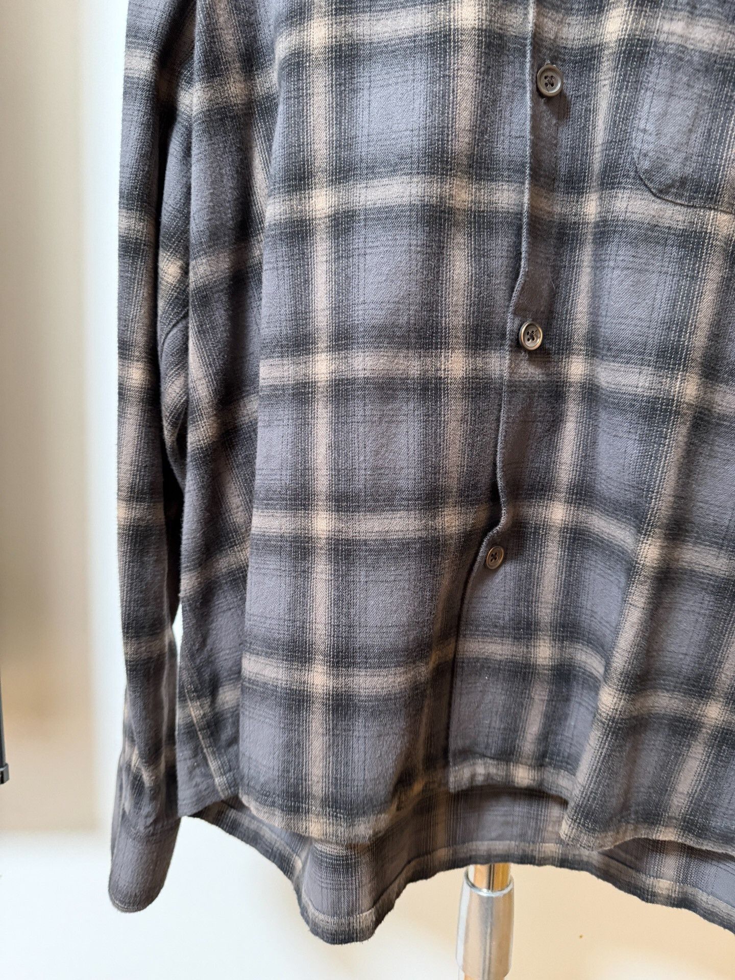 Our Legacy Our Legacy FW24 Textured Flannel Shirt Size US M / EU 48-50 / 2 - 4 Thumbnail
