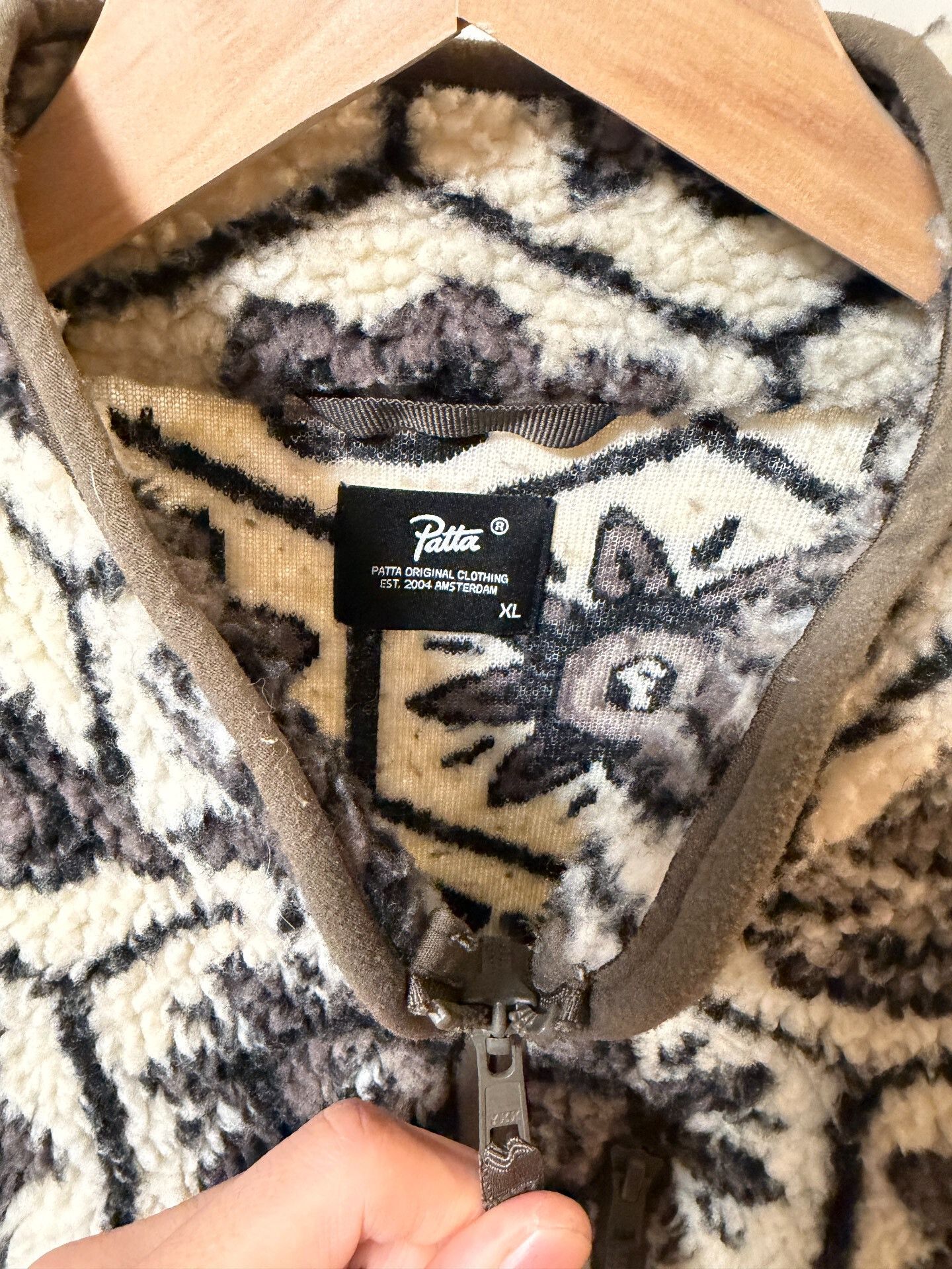 Patta Patta 22AW Wall Flower Fleece Jacket Size US XL / EU 56 / 4 - 5 Thumbnail
