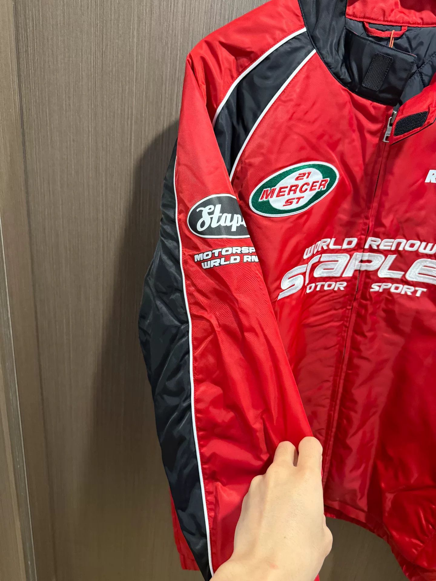 Staple STAPLE Men's Fall Racing Nylon Jacket Size US XL / EU 56 / 4 - 3 Thumbnail