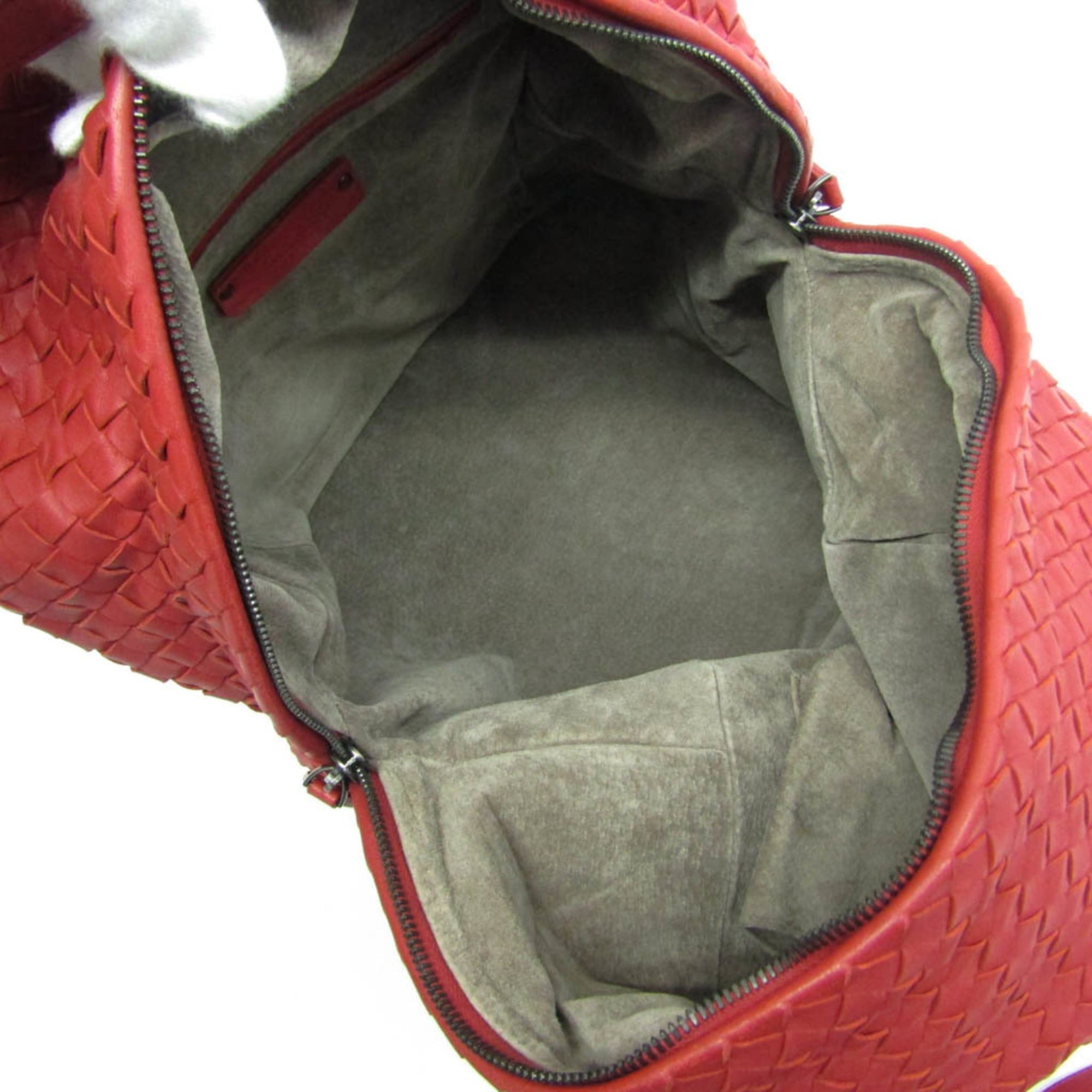 Bottega Veneta Bottega Veneta Intrecciato Women,Men Leather Shoulder Bag,Tote Bag Red Color Size ONE SIZE - 4 Thumbnail