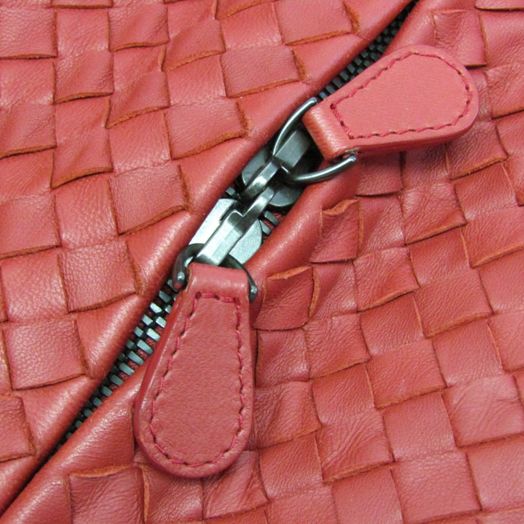 Bottega Veneta Bottega Veneta Intrecciato Women,Men Leather Shoulder Bag,Tote Bag Red Color Size ONE SIZE - 11 Thumbnail