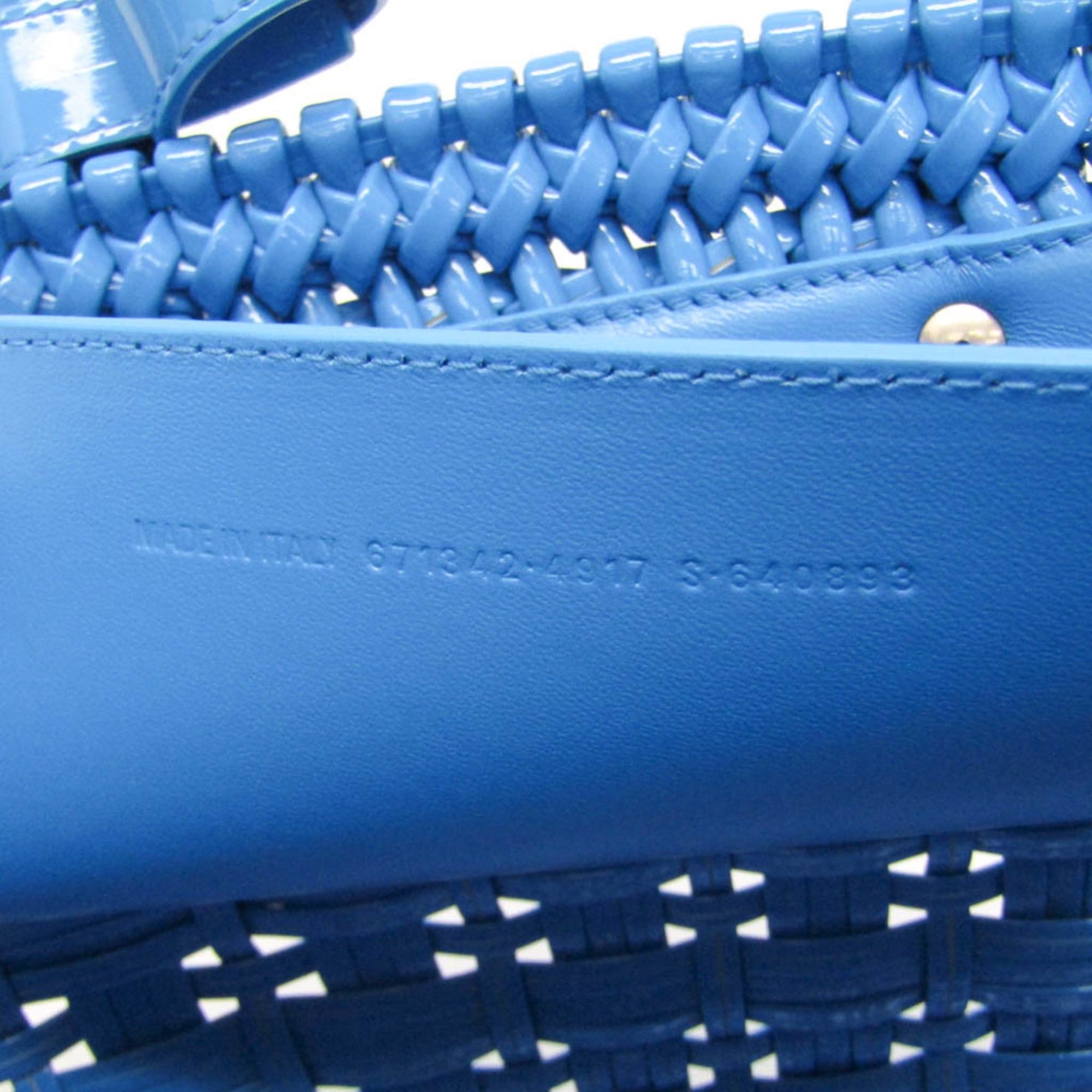 Balenciaga Balenciaga Bistro XS 671342 Women's Leather Handbag,Shoulder Bag Blue Size ONE SIZE - 15 Thumbnail