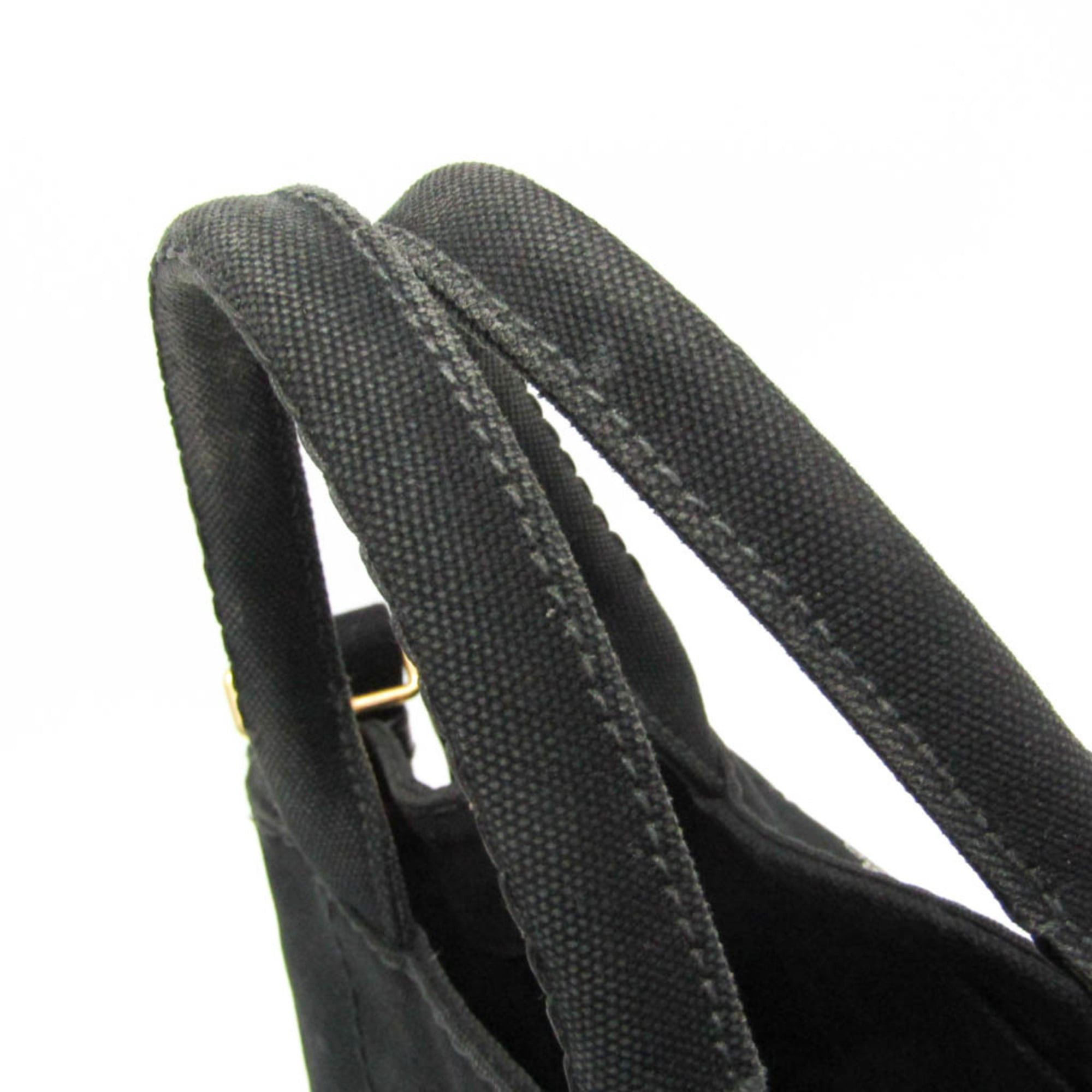 Prada Prada Canapa S Size 1BG439 Women's Canvas Shoulder Bag,Tote Bag Black Size ONE SIZE - 10 Thumbnail