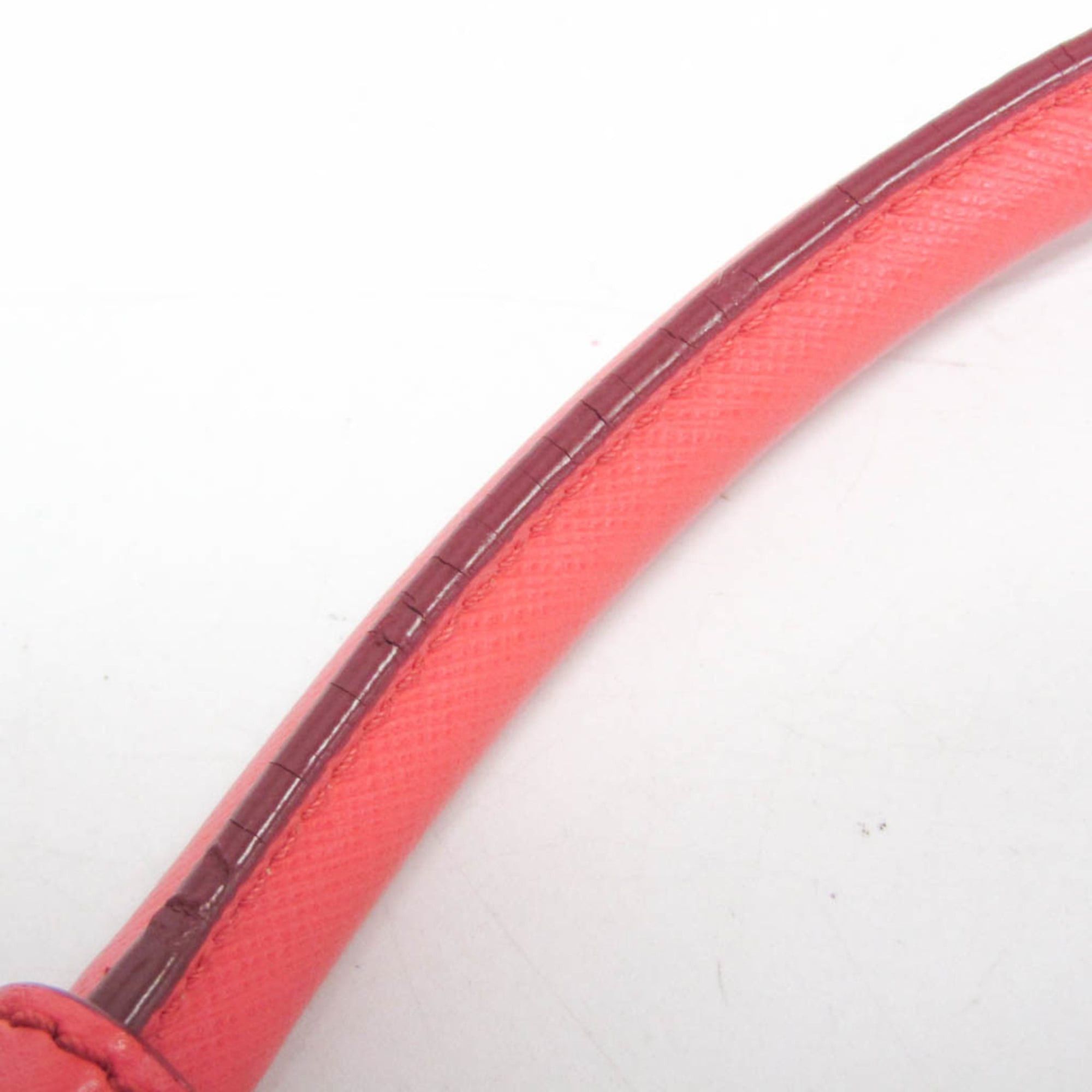Salvatore Ferragamo Salvatore Ferragamo Gancini GG-21 D940 Women's Leather Handbag,Shoulder Bag Salmon Pink Size ONE SIZE - 12 Thumbnail
