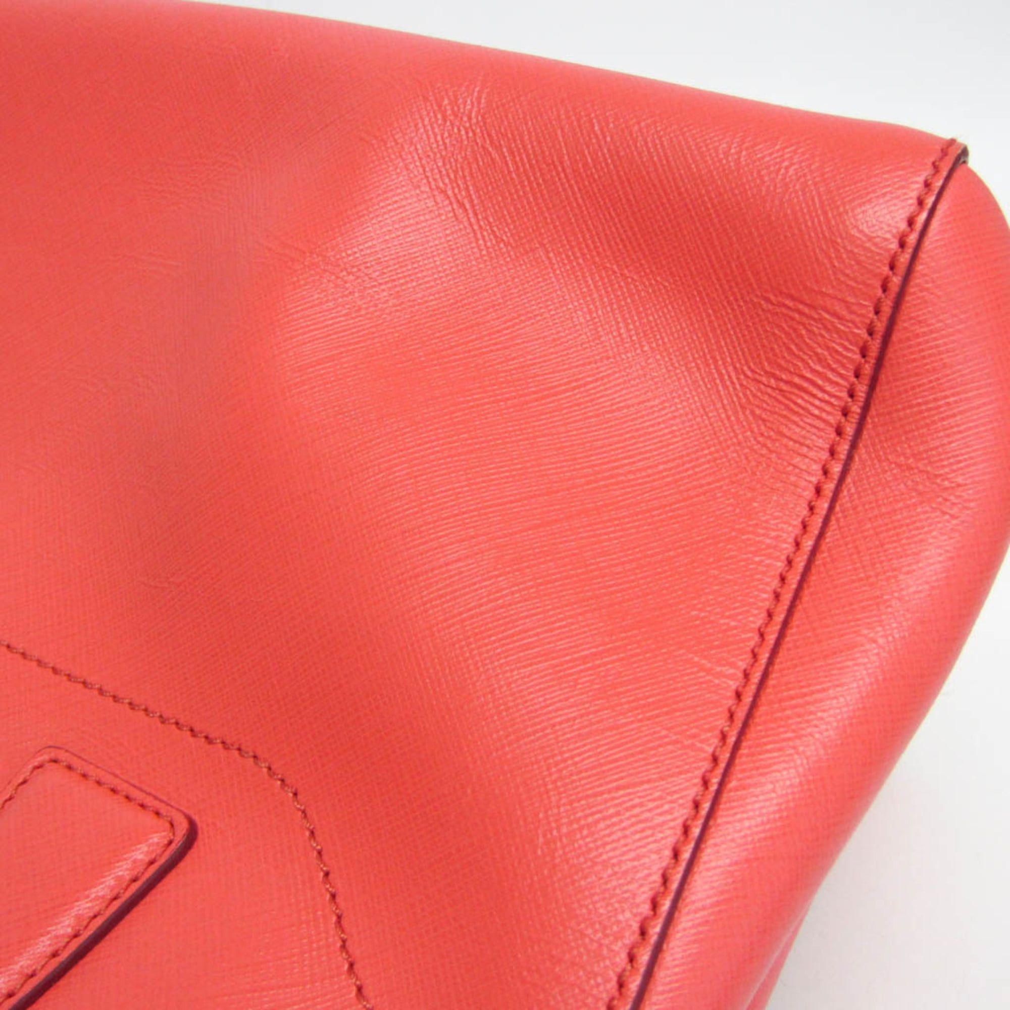 Salvatore Ferragamo Salvatore Ferragamo Gancini GG-21 D940 Women's Leather Handbag,Shoulder Bag Salmon Pink Size ONE SIZE - 8 Thumbnail