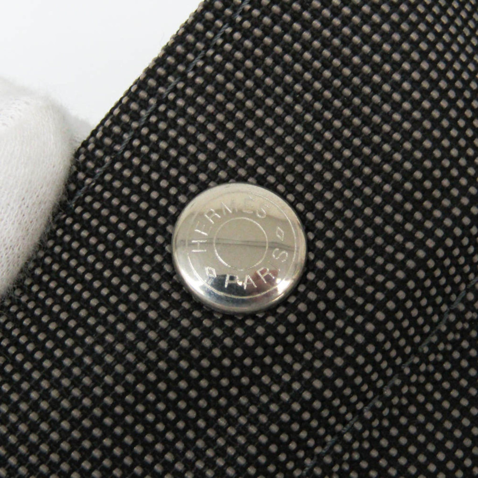 Hermes Hermes Her Line A Dos MM Women,Men Polyamide,Polyester Backpack Black,Gray Size ONE SIZE - 12 Thumbnail