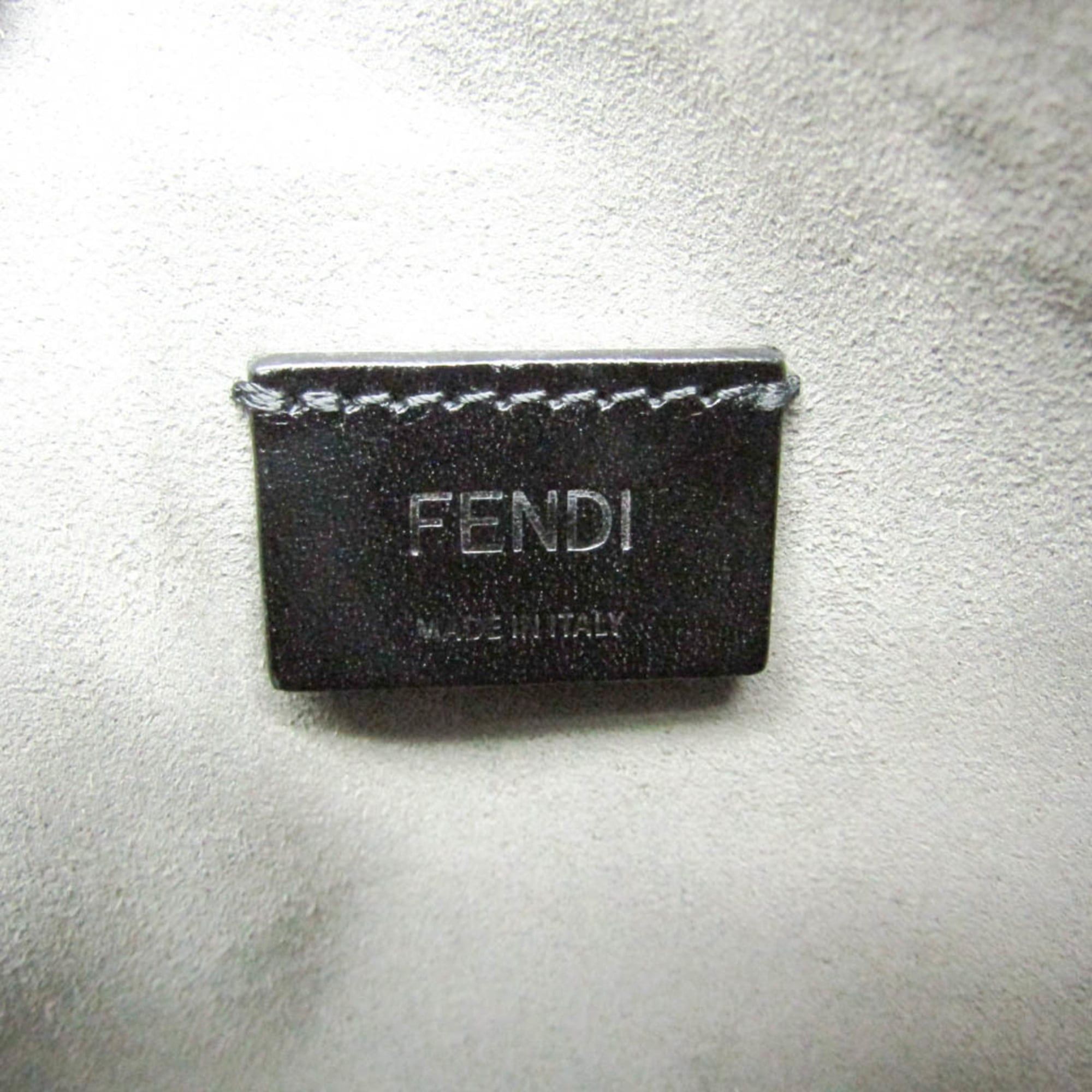 Fendi Fendi 7N0146 Women,Men Leather Shoulder Bag Black Size ONE SIZE - 10 Thumbnail