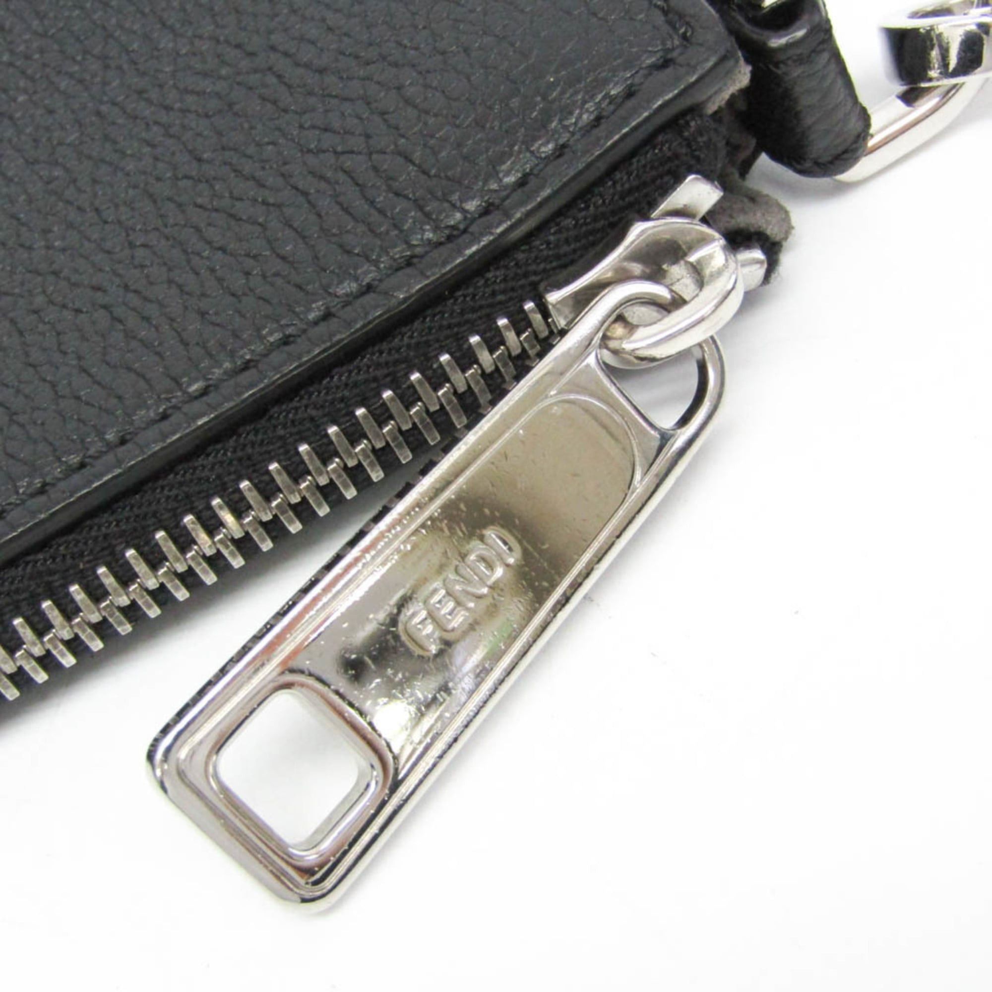 Fendi Fendi 7N0146 Women,Men Leather Shoulder Bag Black Size ONE SIZE - 7 Thumbnail