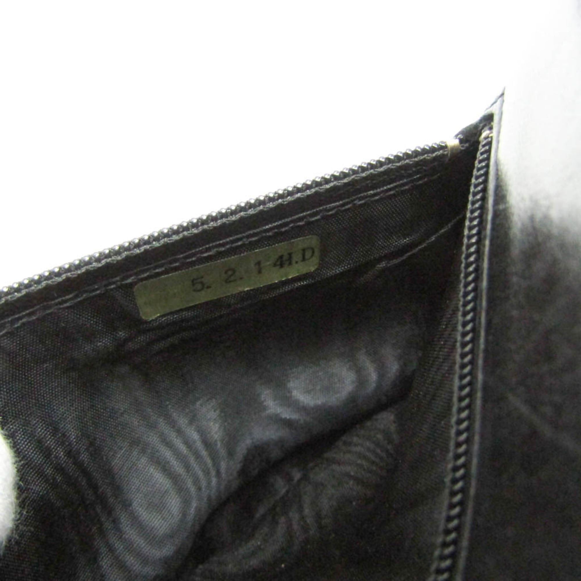 Chanel Chanel Coco Mark Women's Lambskin Long Wallet (bi-fold) Black Size ONE SIZE - 14 Thumbnail