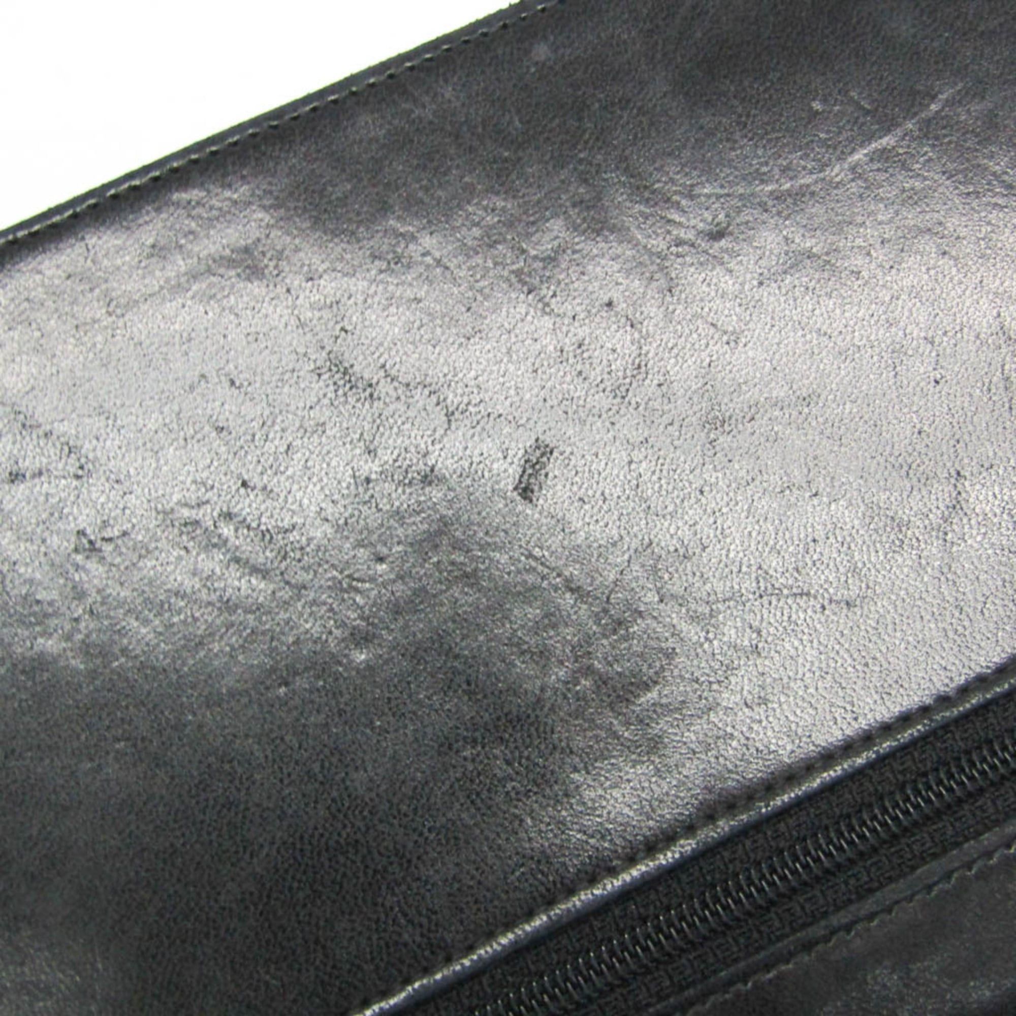 Chanel Chanel Coco Mark Women's Lambskin Long Wallet (bi-fold) Black Size ONE SIZE - 8 Thumbnail