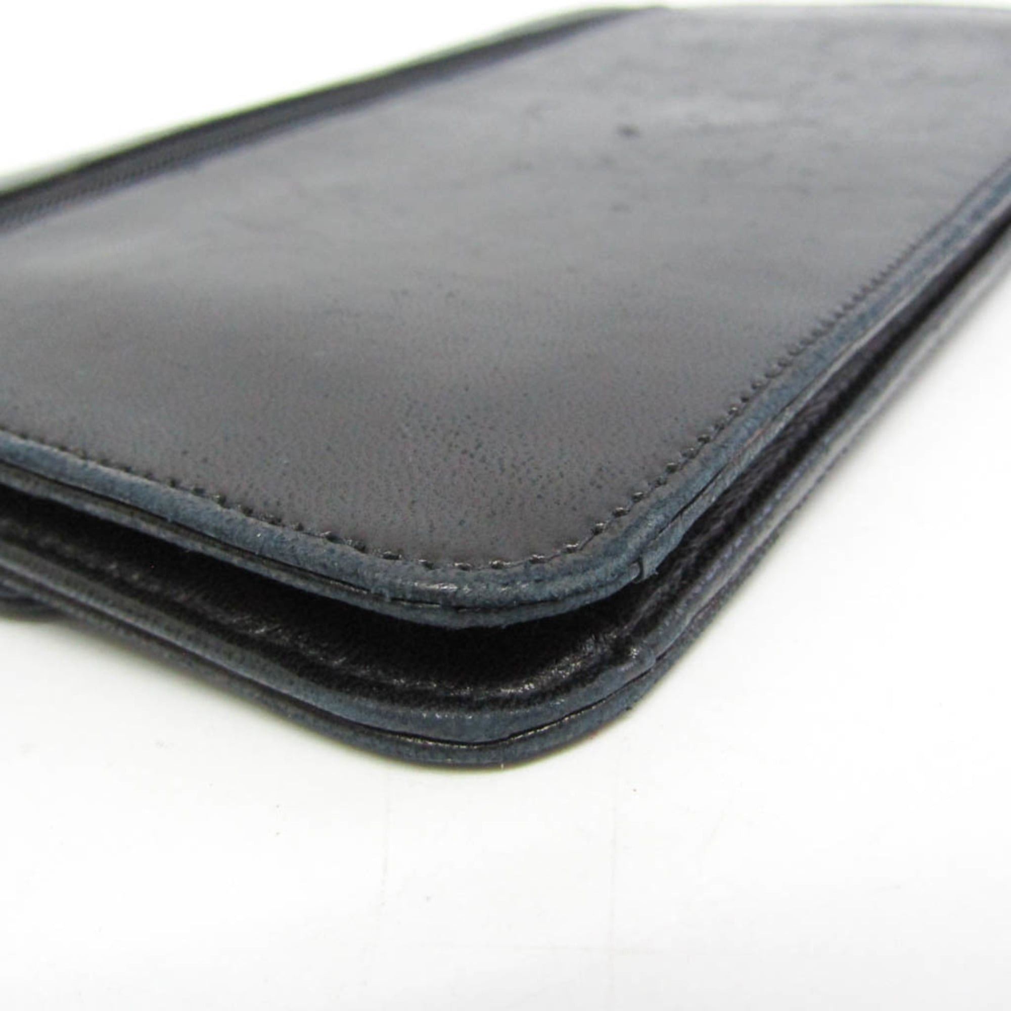 Chanel Chanel Coco Mark Women's Lambskin Long Wallet (bi-fold) Black Size ONE SIZE - 5 Thumbnail