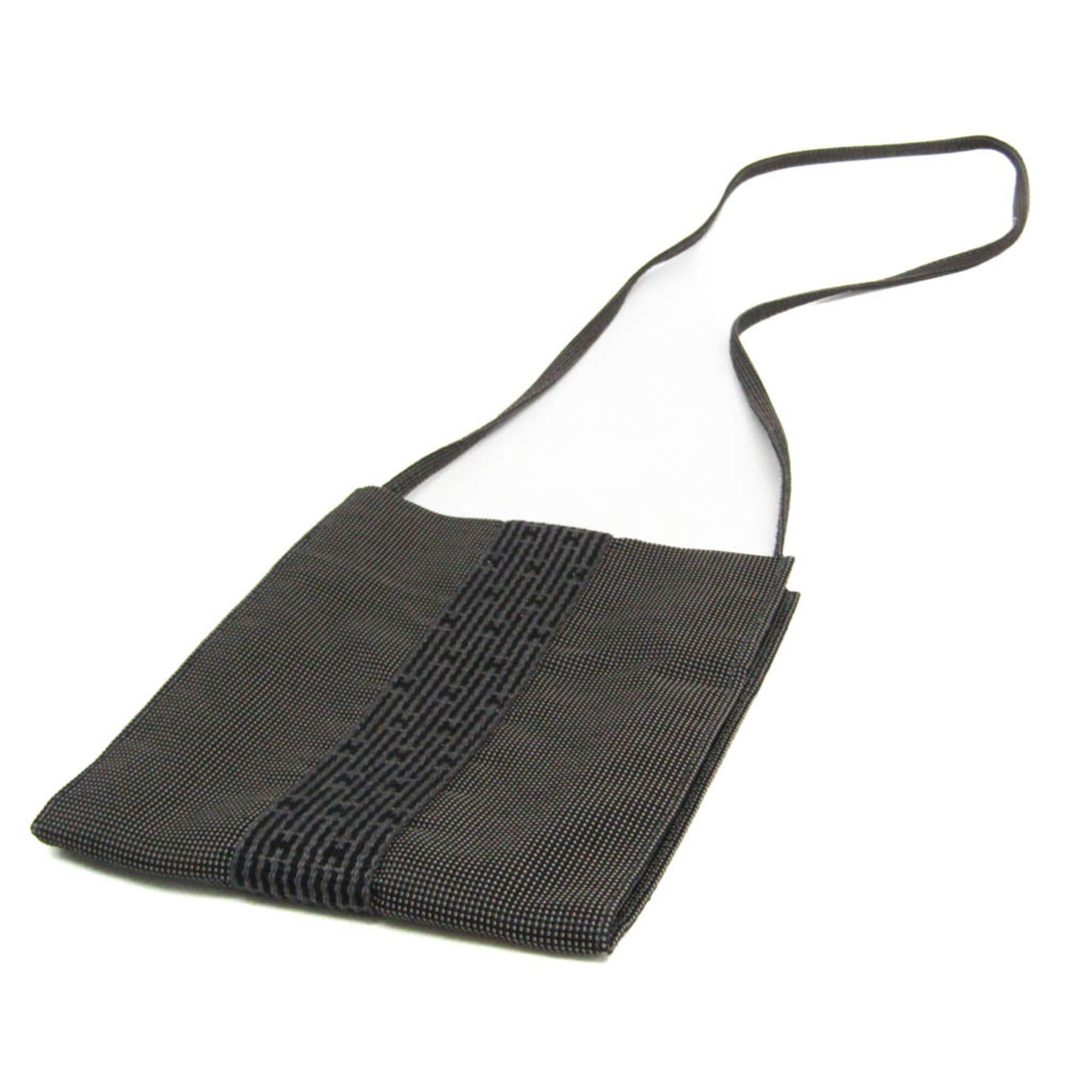 Hermes Hermes Her Line Pochette Women,Men Polyamide,Polyester Shoulder Bag Gray Size ONE SIZE - 2 Thumbnail