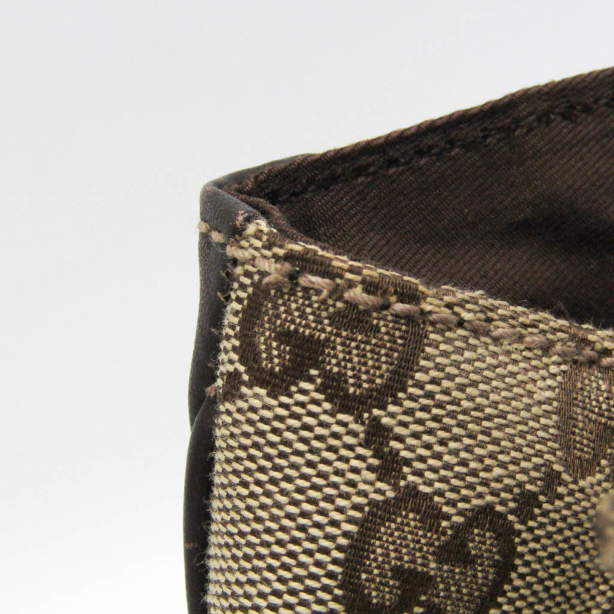 Gucci Gucci GG Canvas 190247 Women's GG Canvas,Leather Handbag Beige,Brown Size ONE SIZE - 11 Thumbnail
