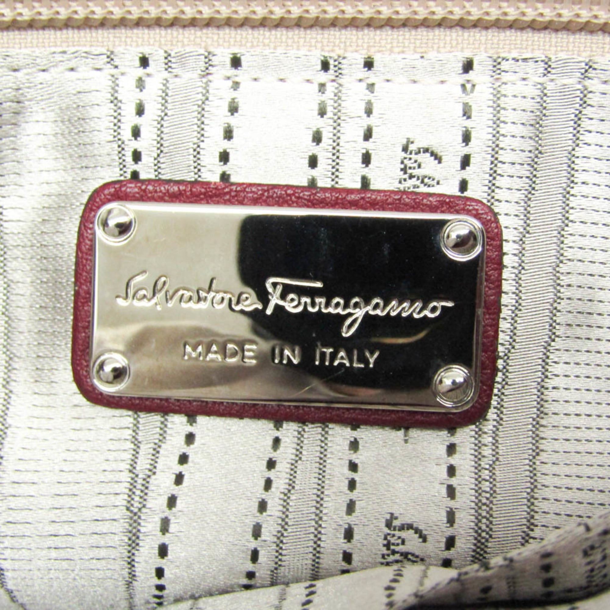 Salvatore Ferragamo Salvatore Ferragamo Gancini Medium Sophia BW-21 A896 Women's Leather Handbag,Shoulder Bag Red Color Size ONE SIZE - 16 Thumbnail