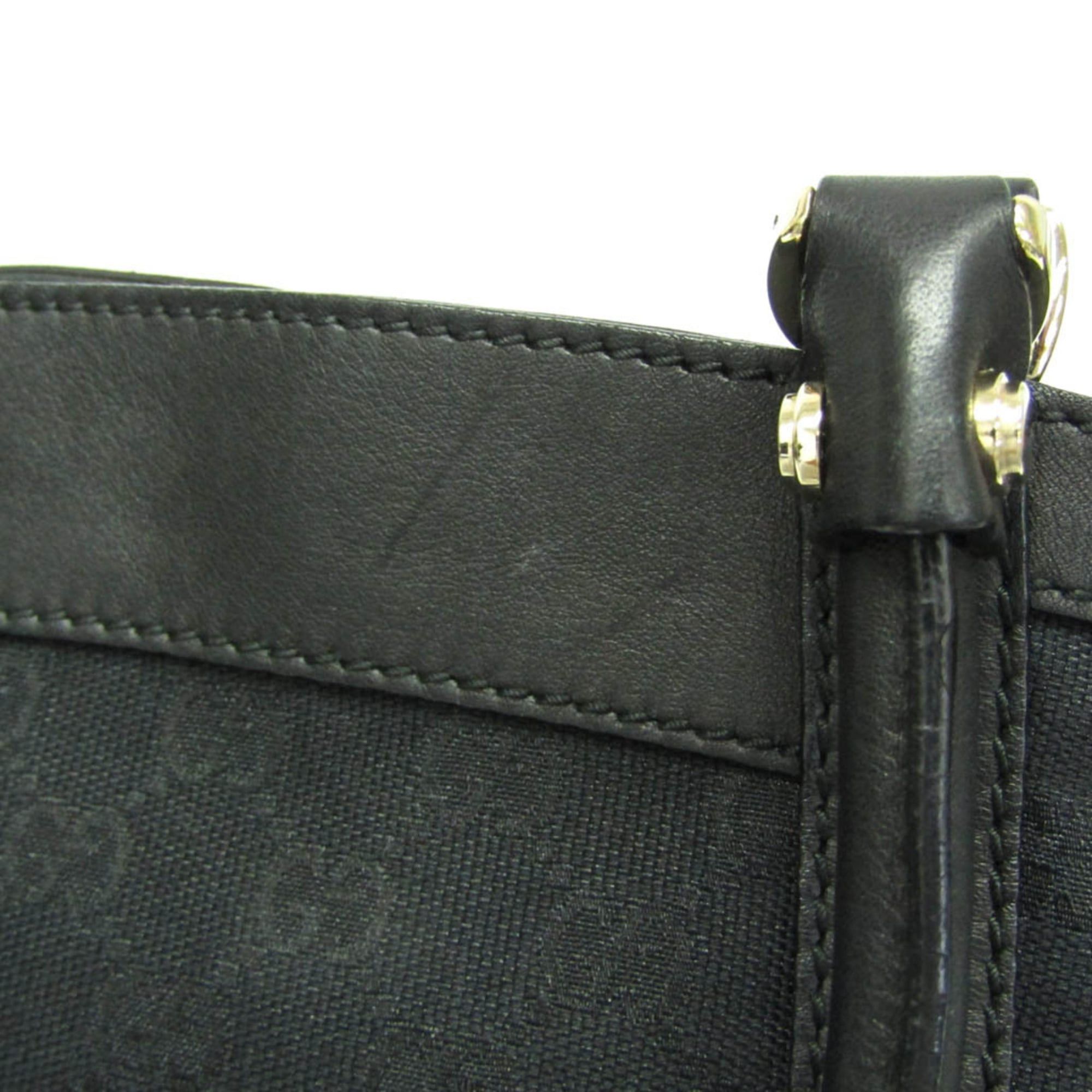 Gucci Gucci GG Canvas 211982 Women's GG Canvas,Leather Shoulder Bag,Tote Bag Black Size ONE SIZE - 5 Thumbnail
