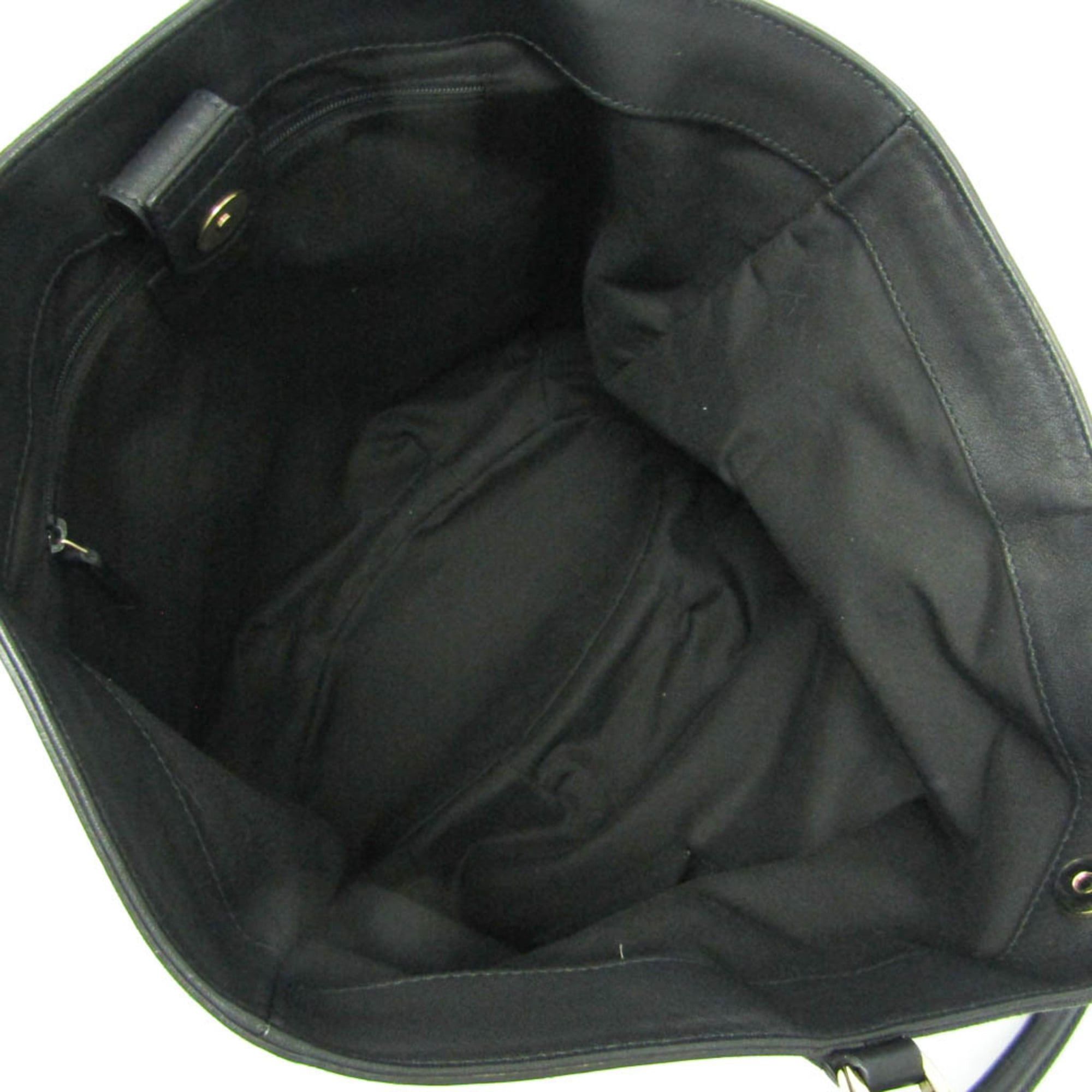 Gucci Gucci GG Canvas 211982 Women's GG Canvas,Leather Shoulder Bag,Tote Bag Black Size ONE SIZE - 3 Thumbnail
