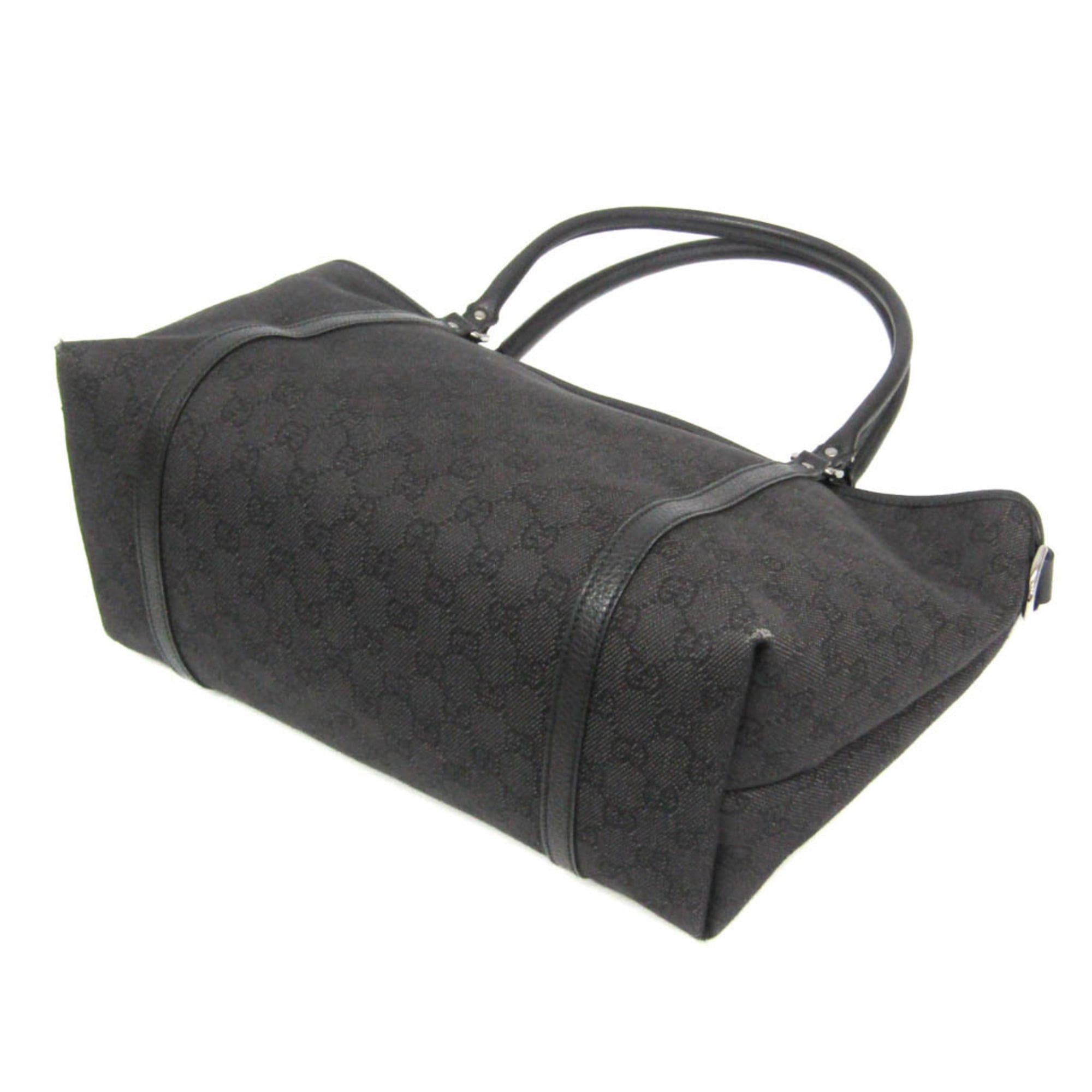 Gucci Gucci GG Canvas 265695 Women's GG Canvas,Leather Handbag,Tote Bag Black Size ONE SIZE - 2 Thumbnail