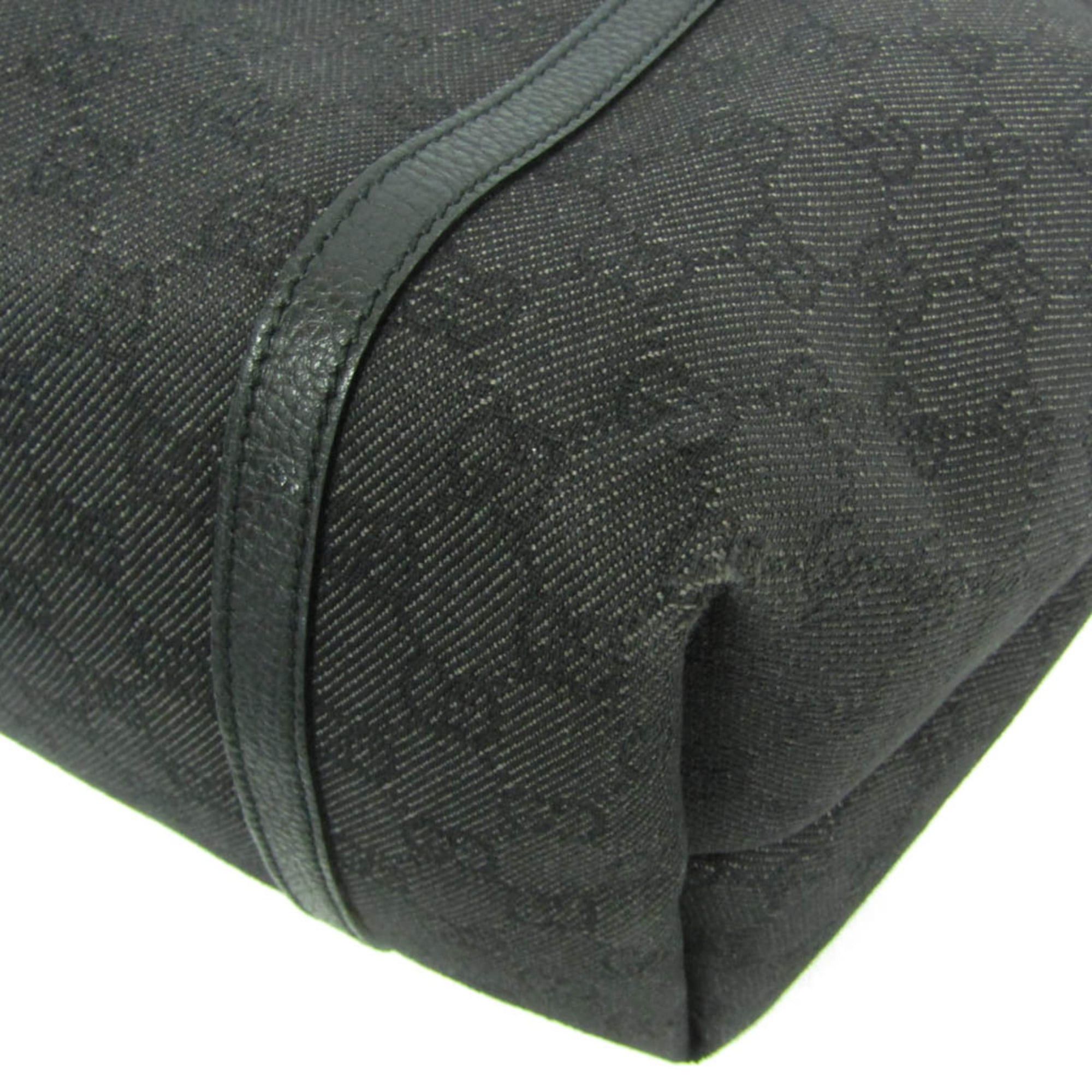 Gucci Gucci GG Canvas 265695 Women's GG Canvas,Leather Handbag,Tote Bag Black Size ONE SIZE - 5 Thumbnail