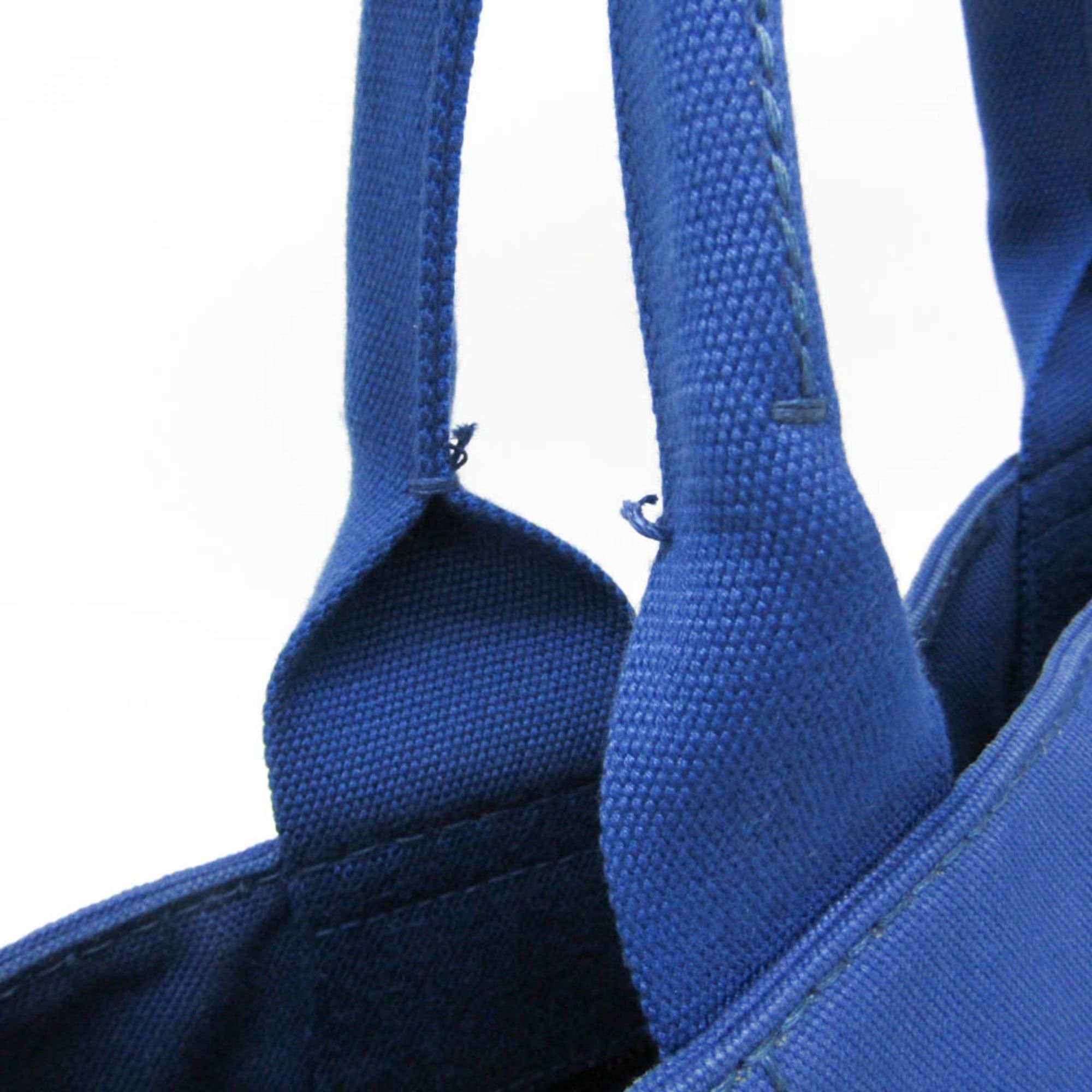 Prada Prada Canapa Medium Size Women's Canvas Shoulder Bag,Tote Bag Blue Size ONE SIZE - 13 Thumbnail