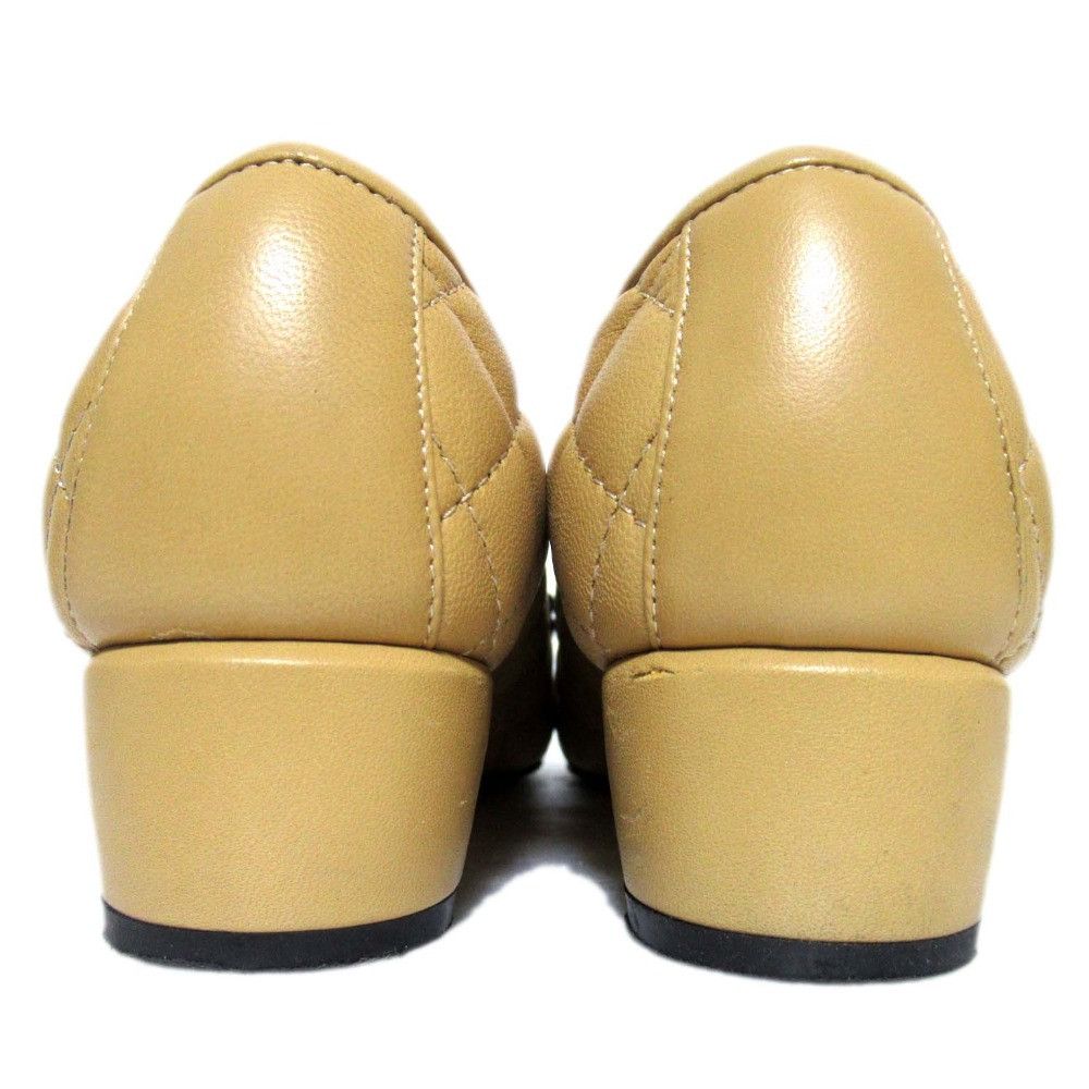Salvatore Ferragamo Salvatore Ferragamo Salvatore Ferragamo Vara Quilting Leather Pumps Leather Shoes DUTY FREE for USA Size ONE SIZE - 4 Thumbnail