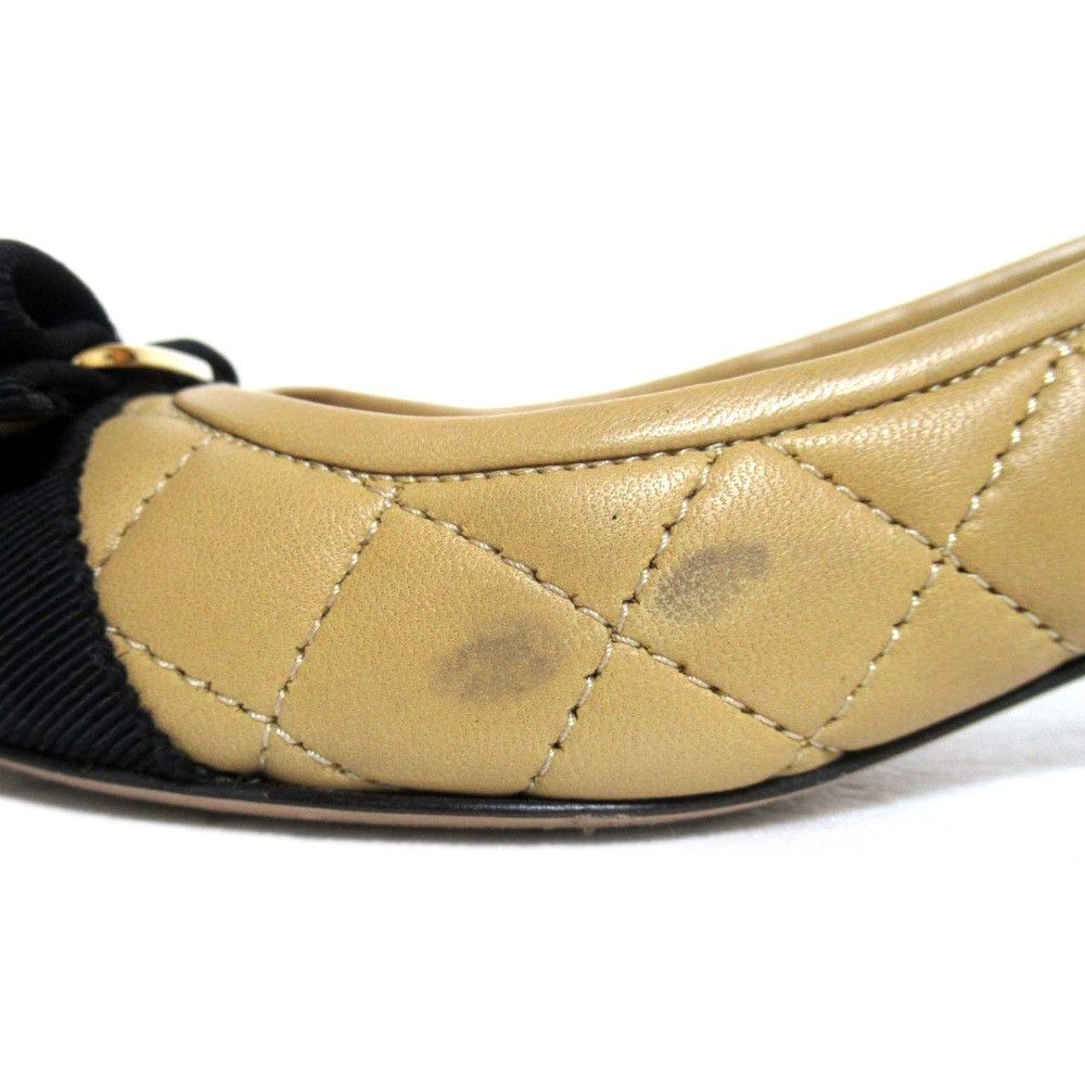 Salvatore Ferragamo Salvatore Ferragamo Salvatore Ferragamo Vara Quilting Leather Pumps Leather Shoes DUTY FREE for USA Size ONE SIZE - 6 Thumbnail