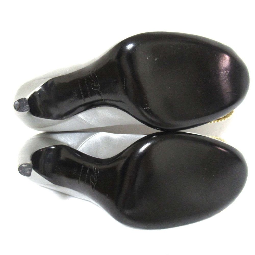 Roger Vivier Roger Vivier Roger Vivier Crystal Buckle Satin Pumps Textile Shoes DUTY FREE for USA Size ONE SIZE - 9 Thumbnail