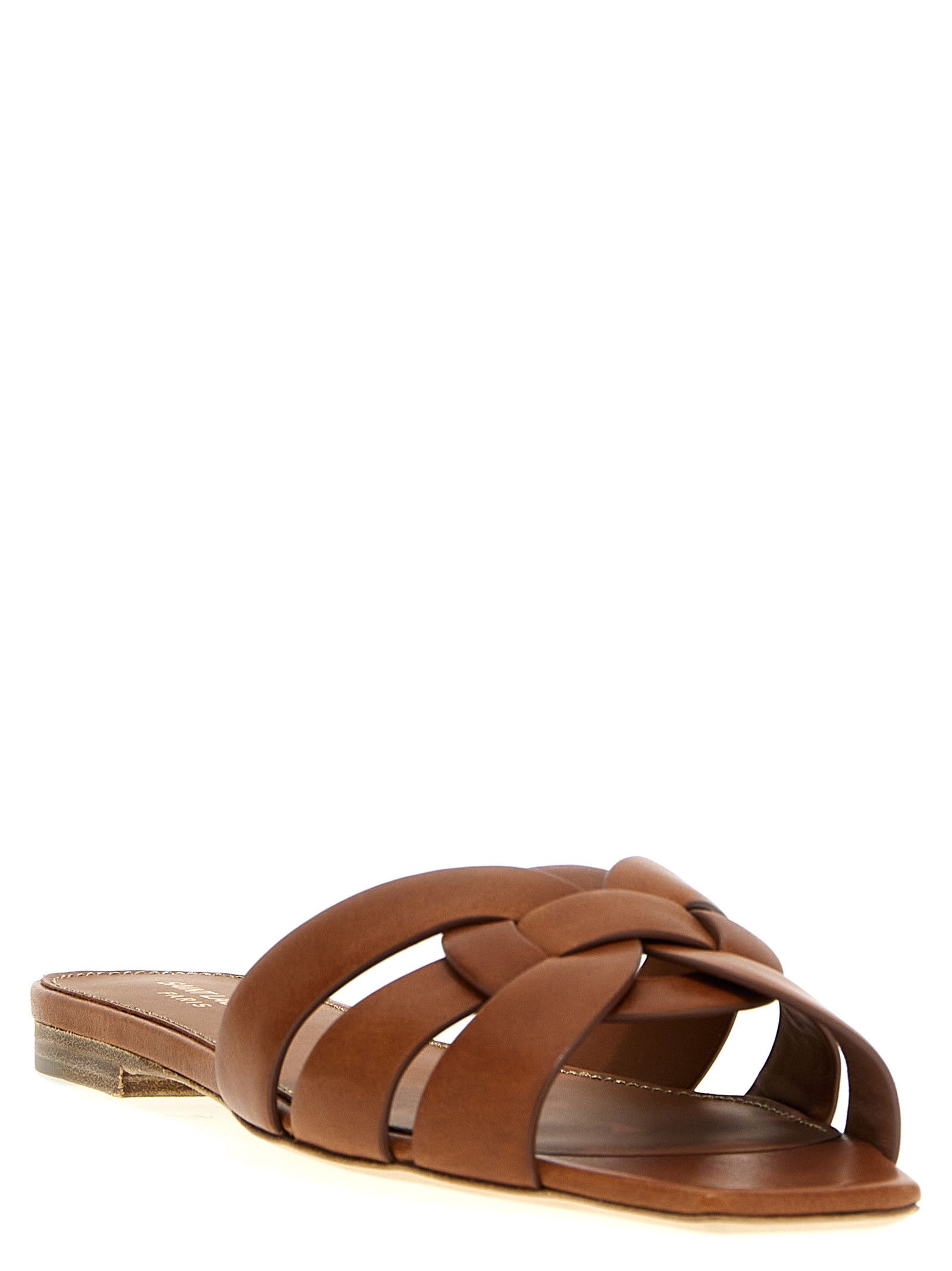 Saint Laurent Paris 'Tribute Nu Pieds’ mules Size US 7 / IT 37 - 2 Thumbnail