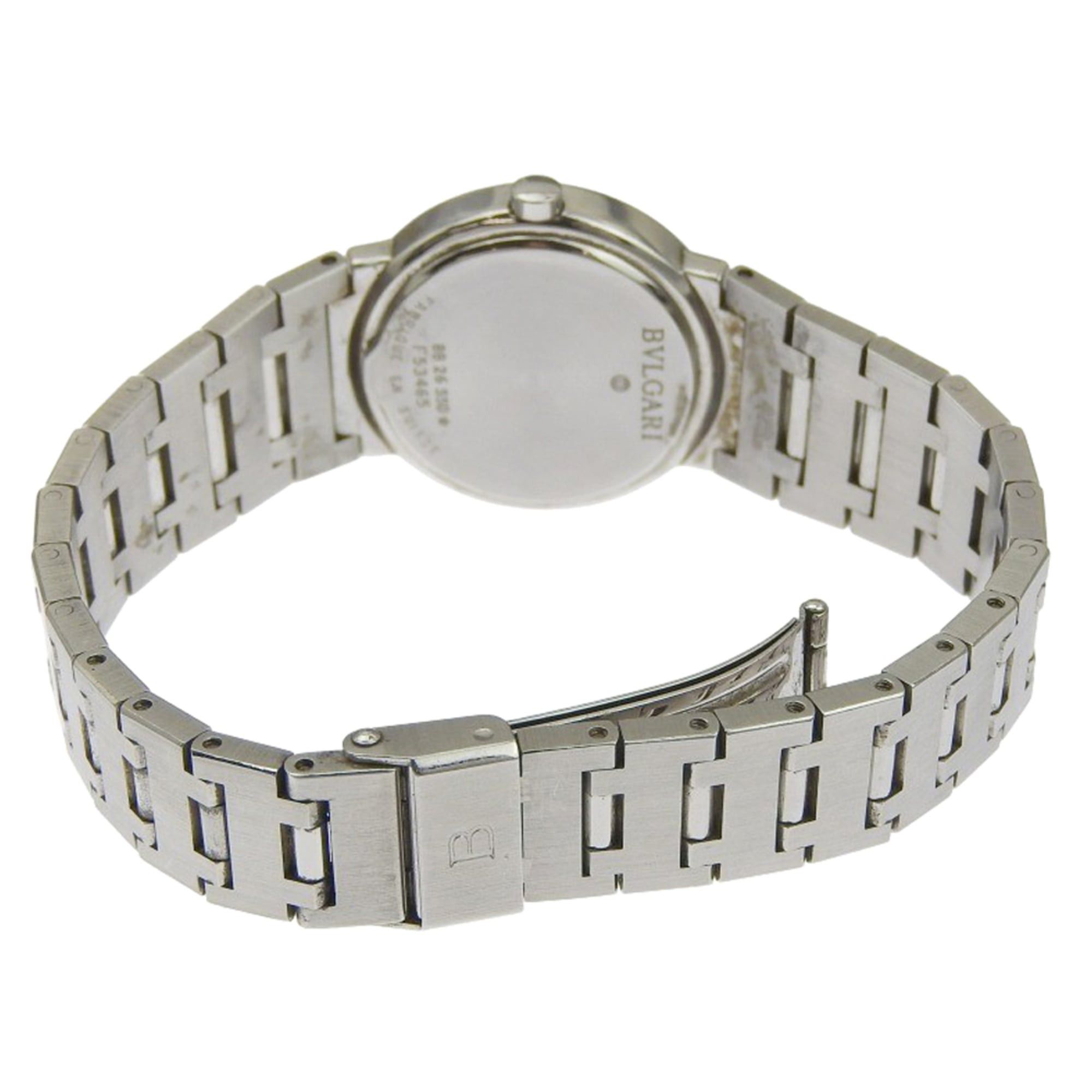 Bvlgari BVLGARI Wristwatch BB26SSD Stainless Steel Quartz Analog Display Black Dial Women's Size ONE SIZE - 5 Thumbnail