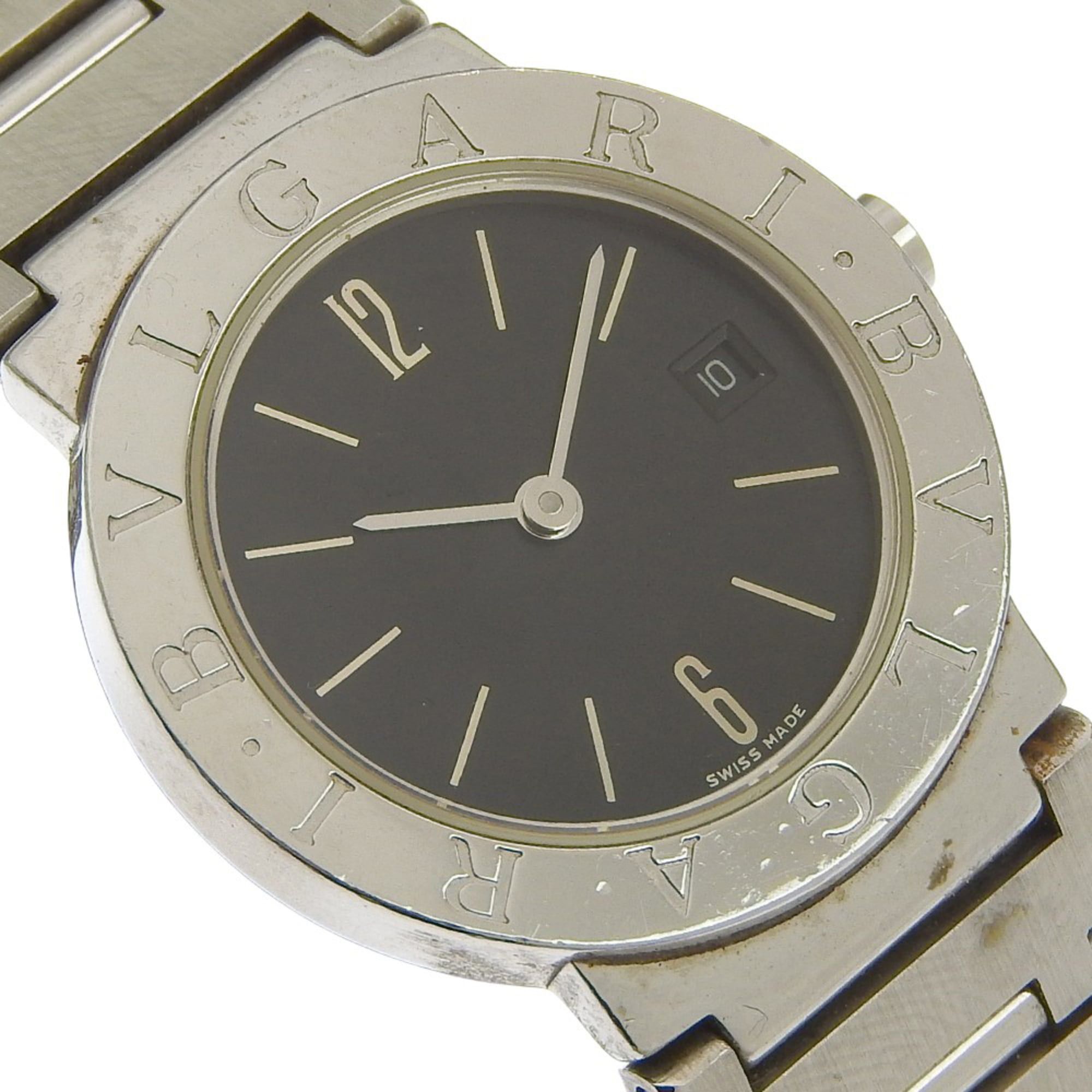 Bvlgari BVLGARI Wristwatch BB26SSD Stainless Steel Quartz Analog Display Black Dial Women's Size ONE SIZE - 3 Thumbnail