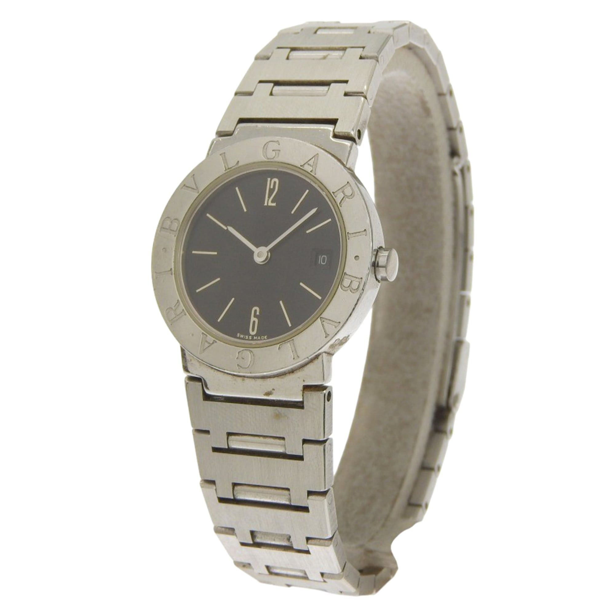 Bvlgari BVLGARI Wristwatch BB26SSD Stainless Steel Quartz Analog Display Black Dial Women's Size ONE SIZE - 2 Thumbnail
