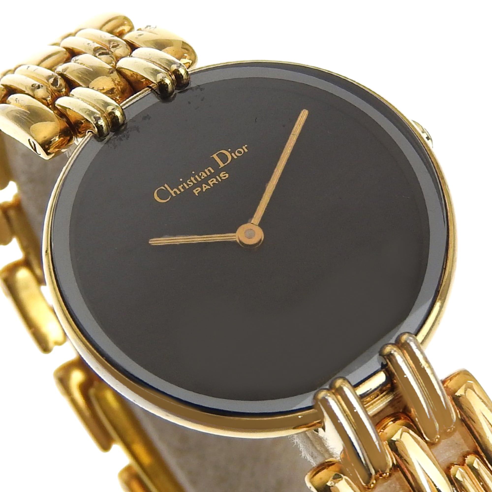 Dior Christian Dior Bakira Watch D46.154.4 Stainless Steel Quartz Analog Display Black Dial Women's Size ONE SIZE - 3 Thumbnail