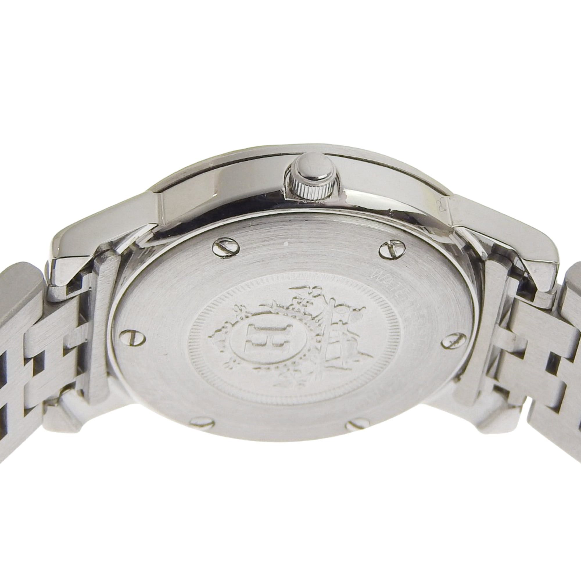 Hermes Hermès Carrick Women's Stainless Steel Quartz Watch with Analog Display and White Dial Size ONE SIZE - 6 Thumbnail