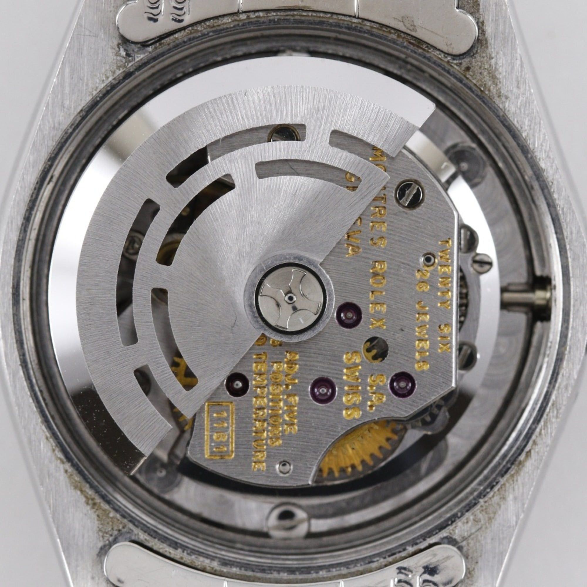 Rolex Rolex Oyster Perpetual Watch, caliber 1161 6618, stainless steel, 1965, automatic, analog display, silver dial, women's. Size ONE SIZE - 4 Thumbnail