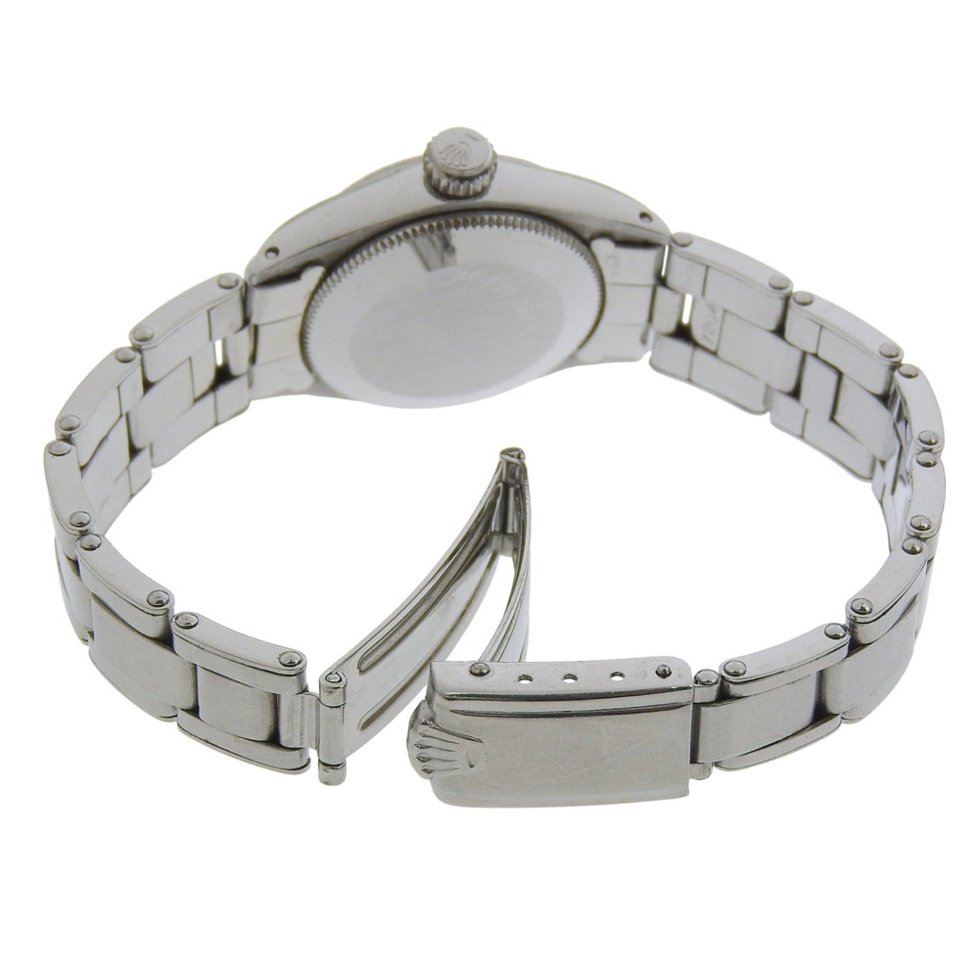 Rolex Rolex Oyster Perpetual Watch, caliber 1161 6618, stainless steel, 1965, automatic, analog display, silver dial, women's. Size ONE SIZE - 7 Thumbnail