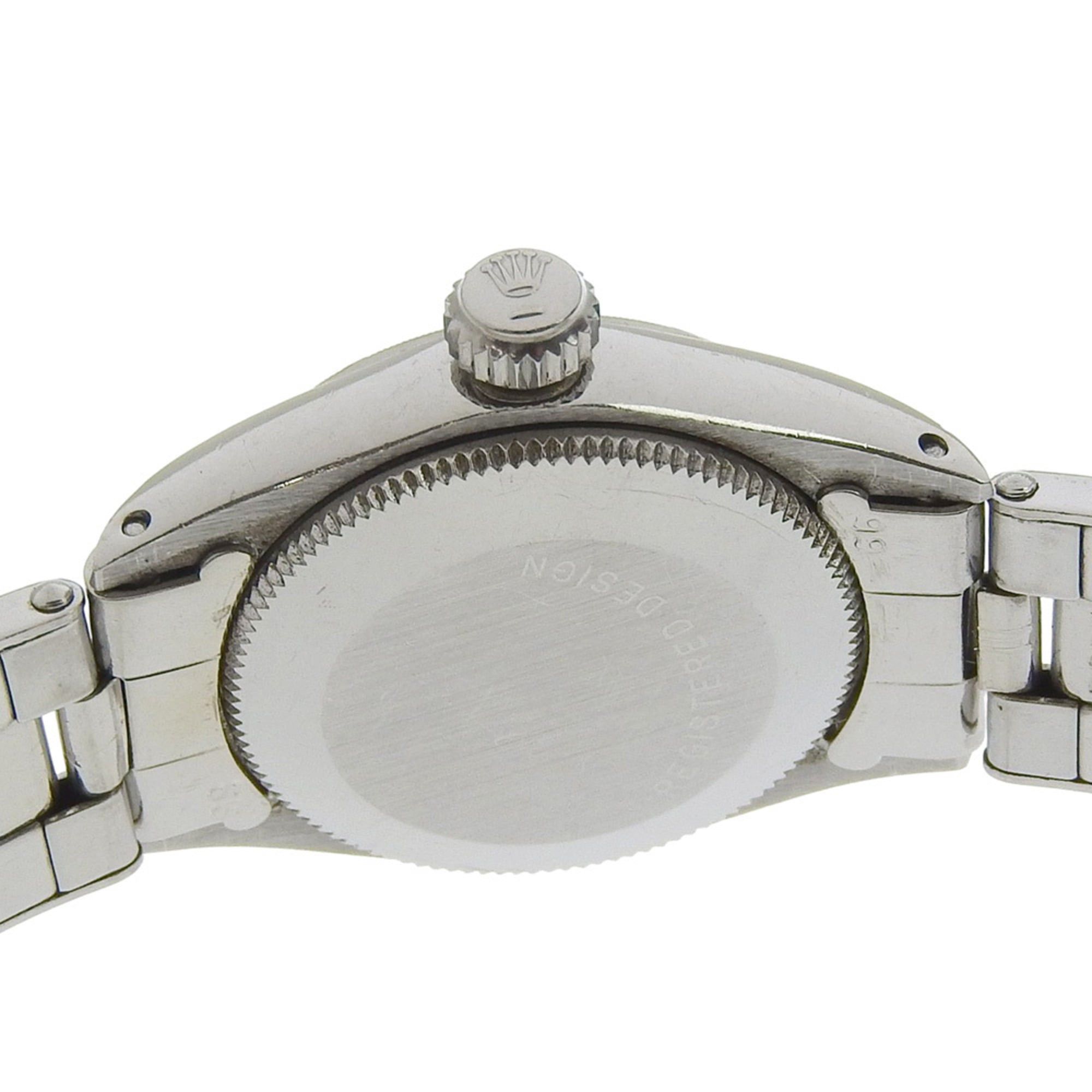 Rolex Rolex Oyster Perpetual Watch, caliber 1161 6618, stainless steel, 1965, automatic, analog display, silver dial, women's. Size ONE SIZE - 8 Thumbnail