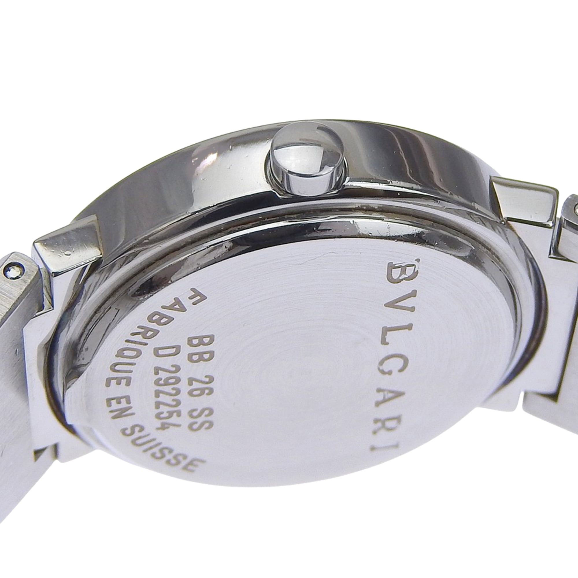 Bvlgari Bvlgari Watch BB26SS Stainless Steel Quartz Analog Display Black Dial Women's Size ONE SIZE - 5 Thumbnail