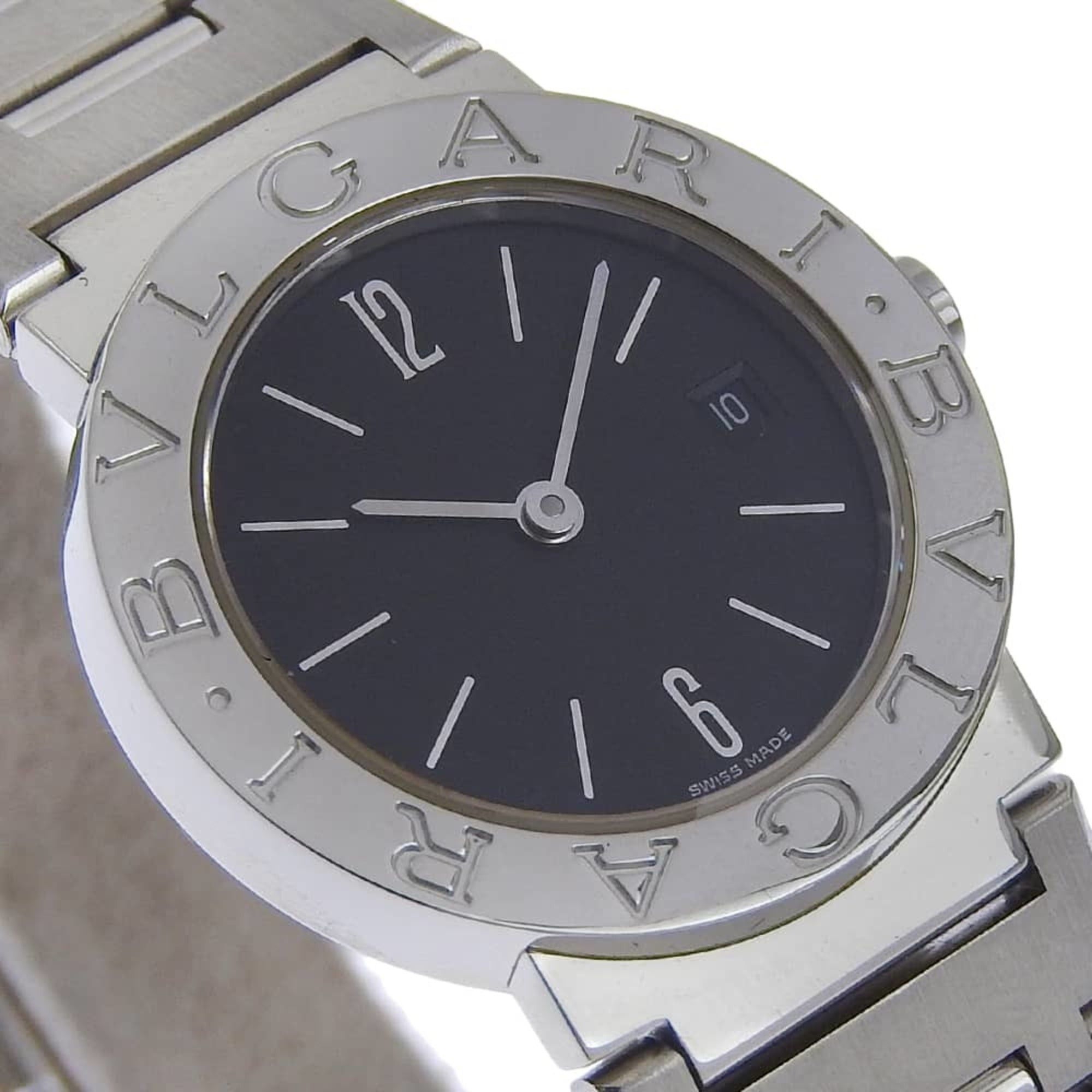Bvlgari Bvlgari Watch BB26SS Stainless Steel Quartz Analog Display Black Dial Women's Size ONE SIZE - 3 Thumbnail