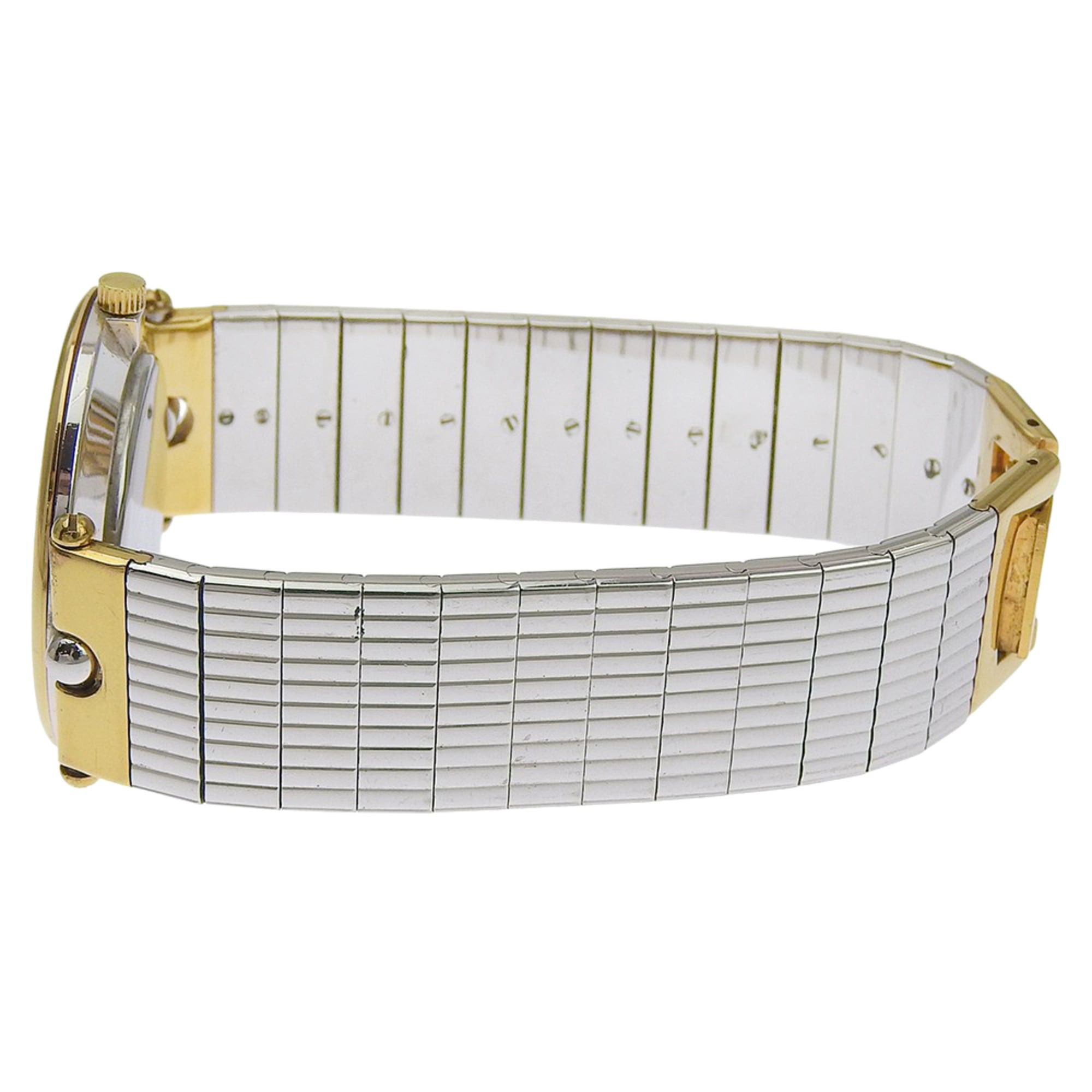 Dior Christian Dior Watch 3026, Stainless Steel with Gold Plated Silver Quartz Movement, Analog Display, Black Dial, Women's Size ONE SIZE - 4 Thumbnail